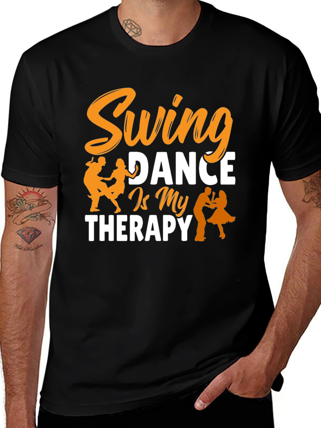Swing Dance Therapy T-Shirt - Stylish Comfort