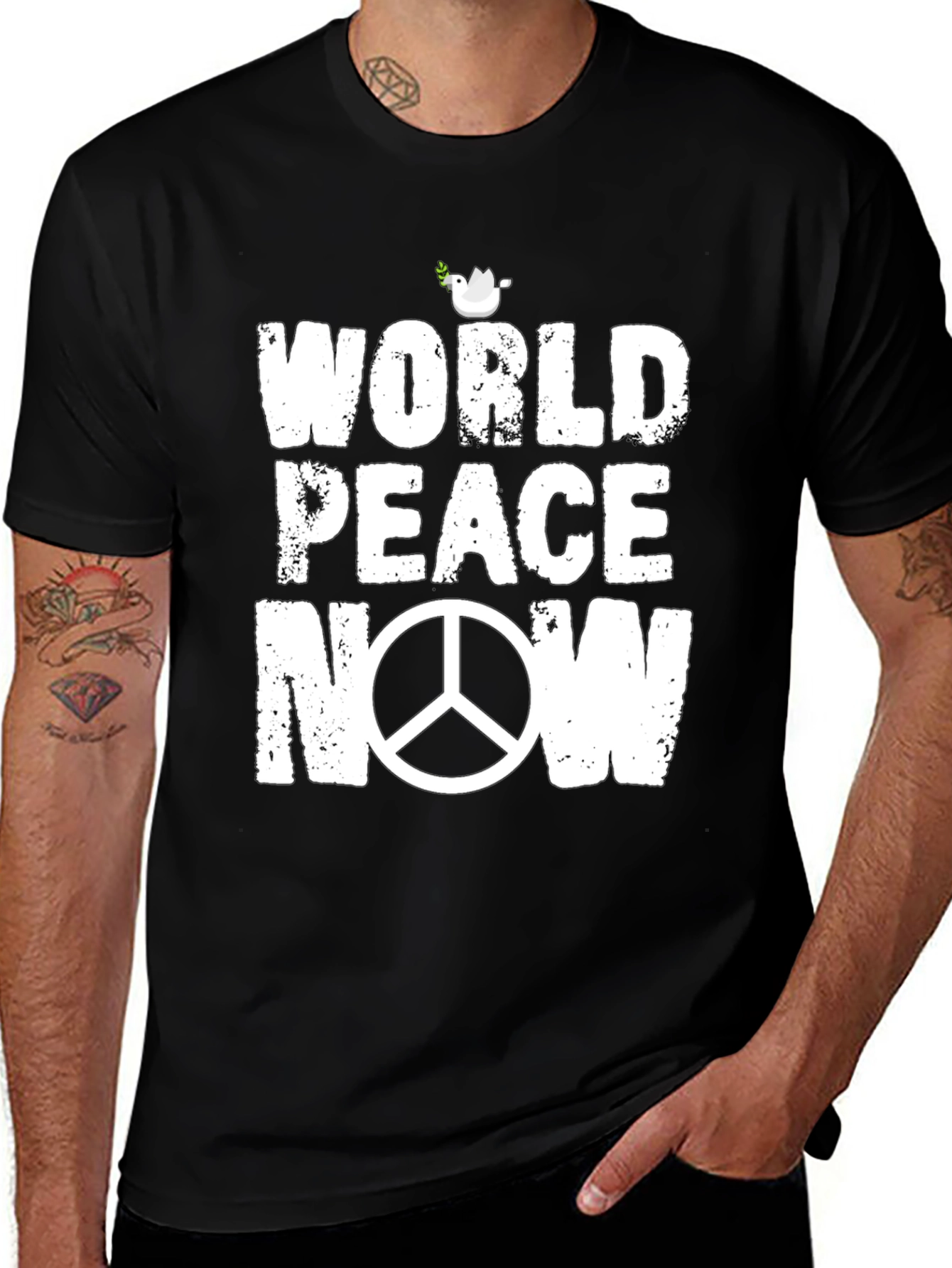 Variant 15 of World Peace Now Graphic T-Shirt