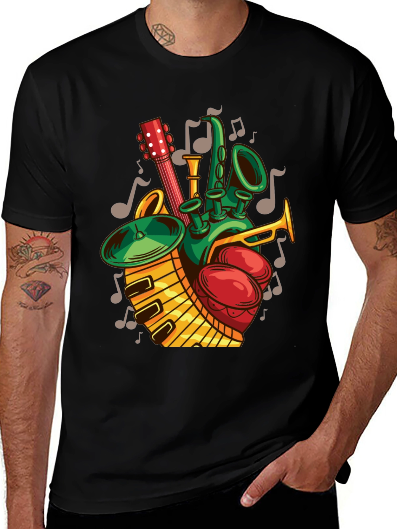 Variant 21 of Musical Instruments Graphic Tee
