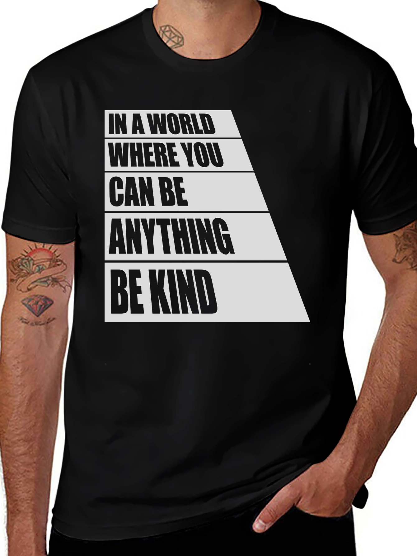 Variant 26 of In A World Be Kind Graphic Tee