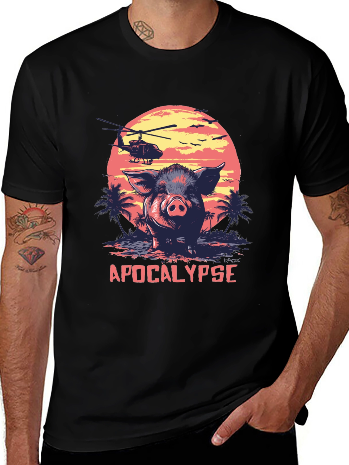 Variant 26 of Apocalypse Hog T-Shirt