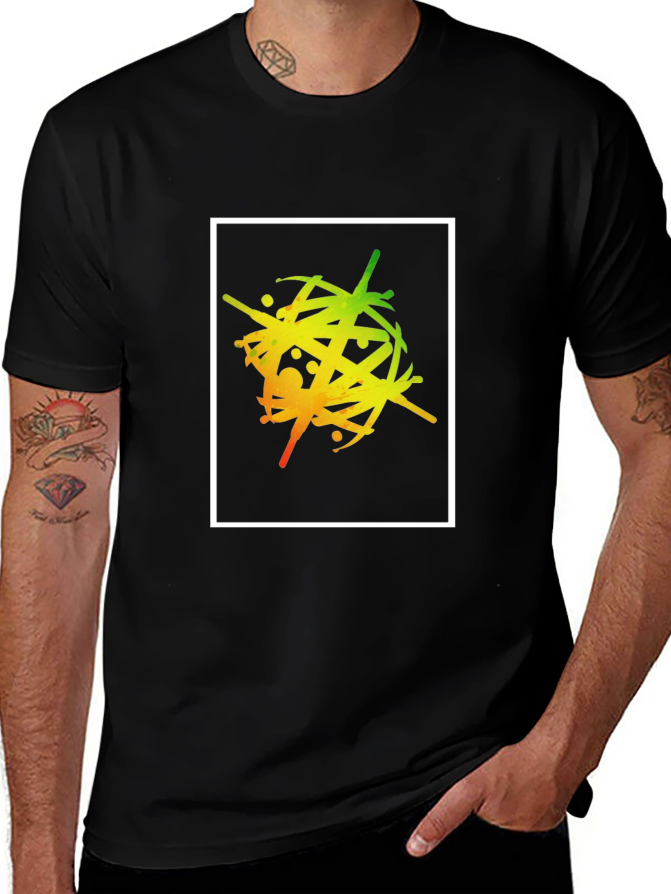 Variant 20 of Abstract Graphic T-Shirt - Modern Streetwear Tee