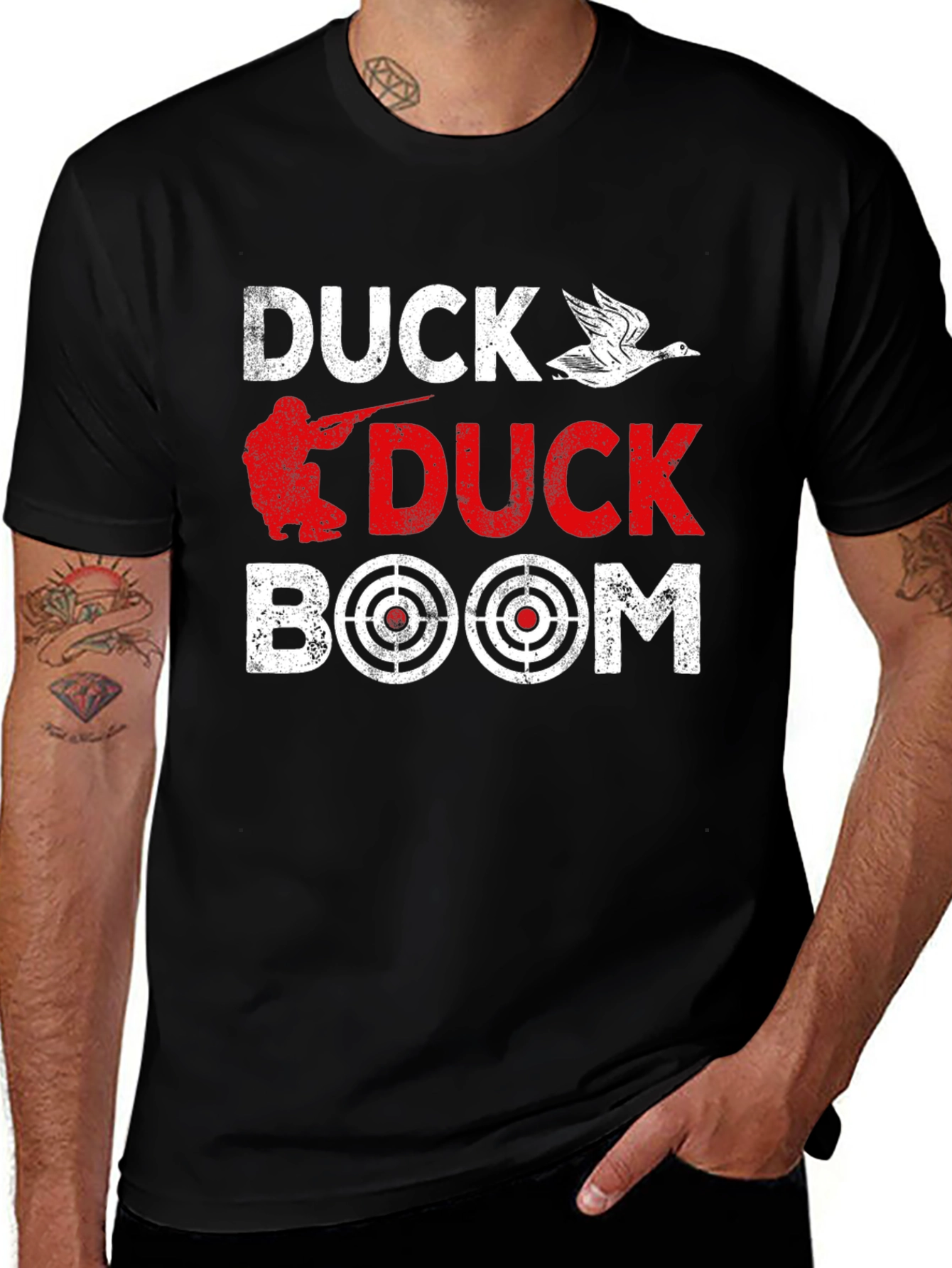 Variant 18 of Duck Duck Boom Men's Graphic Tee