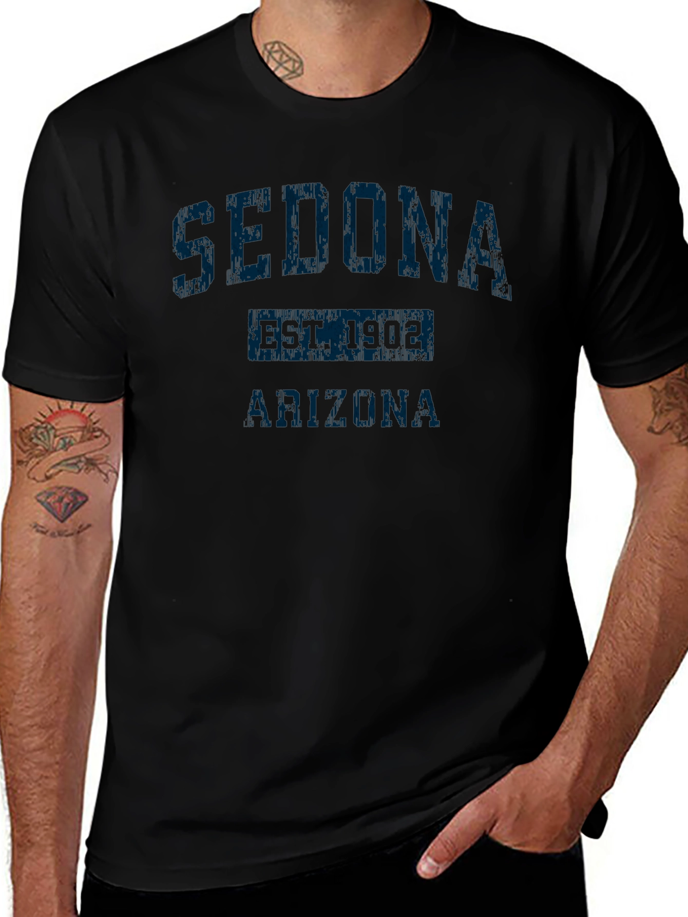 Sedona Arizona Black T-Shirt