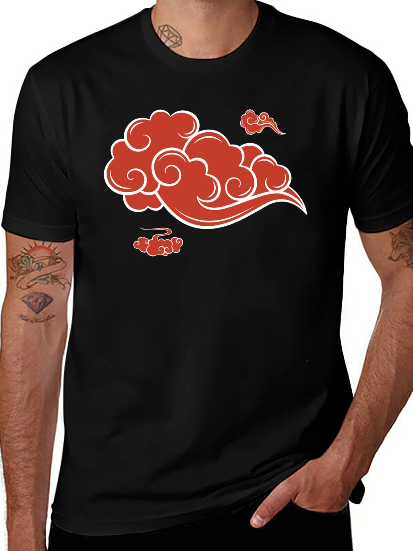 Akatsuki Cloud T-Shirt - Anime Inspired