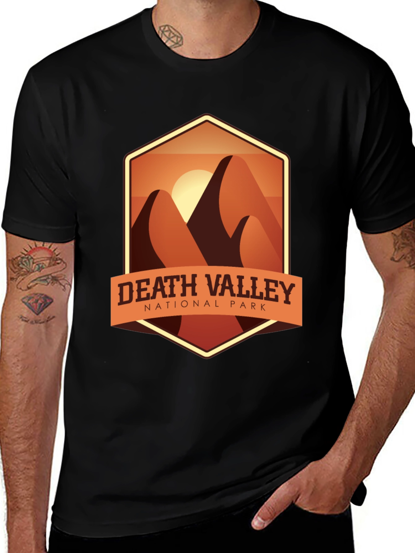 Variant 26 of Death Valley National Park Graphic Tee - Black