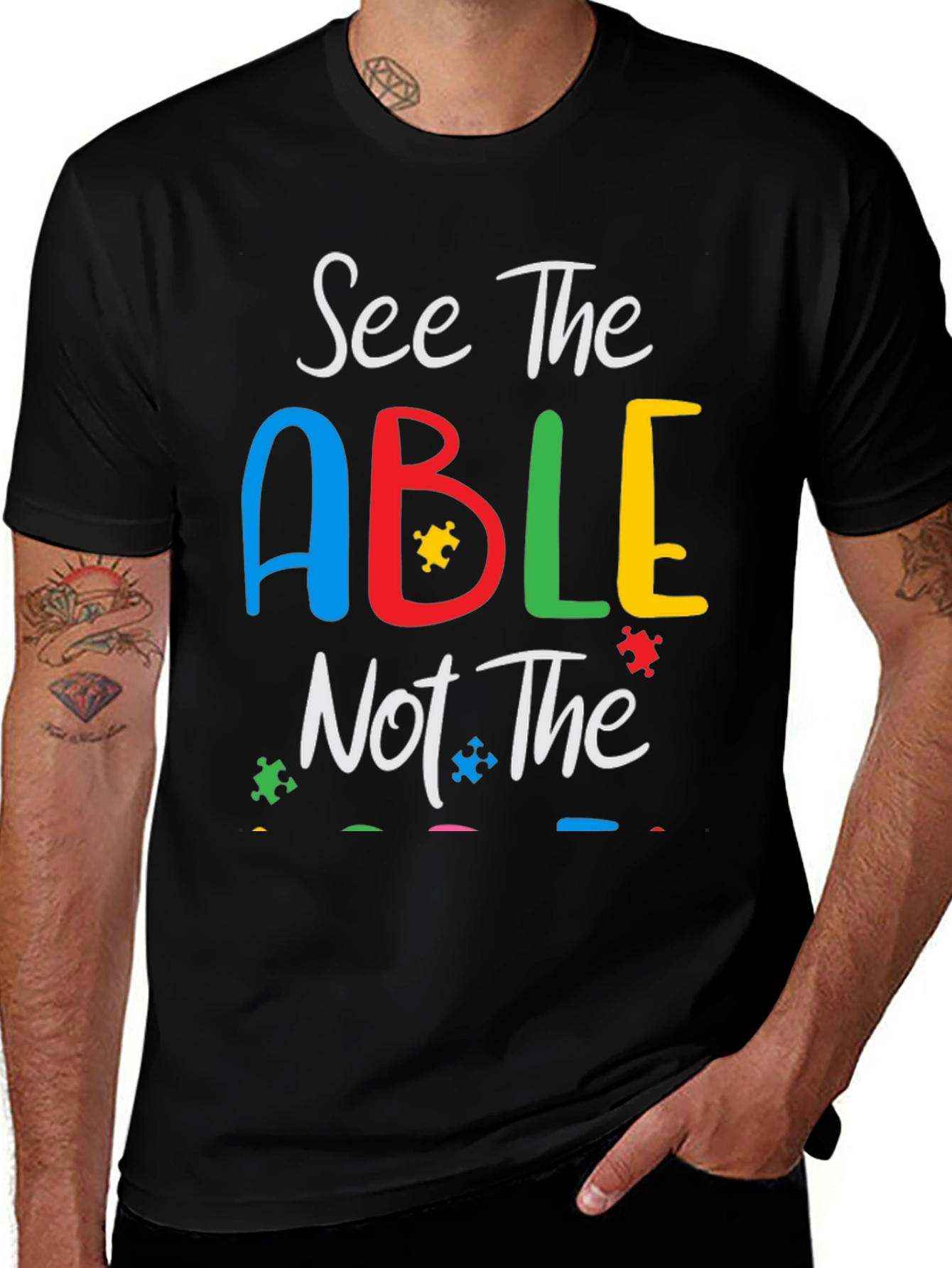 Variant 23 of See The Able Autism Awareness T-Shirt