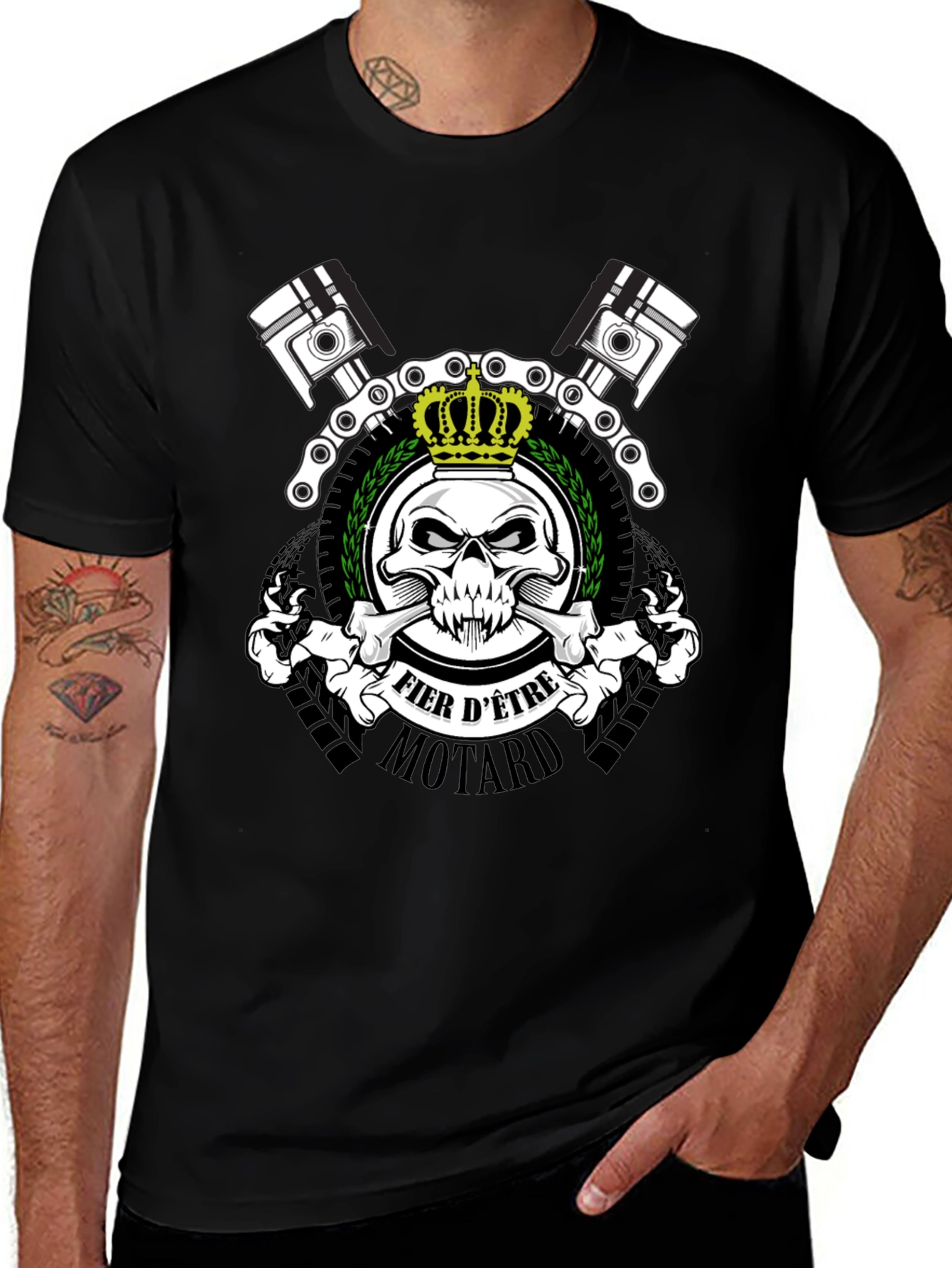 Variant 23 of Fier D'Etre Motard Graphic T-Shirt
