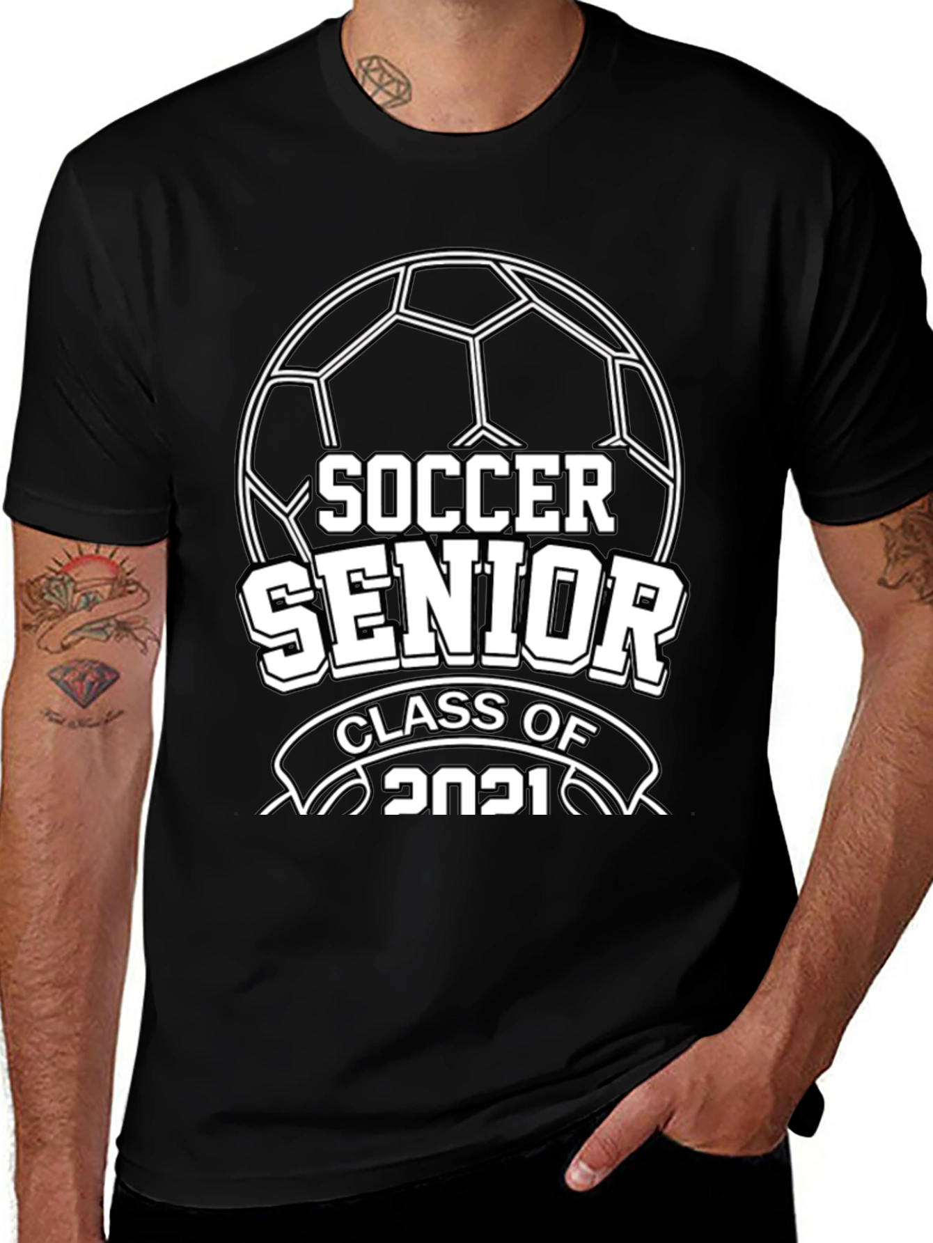 Variant 17 of Soccer Senior Class of 2021 T-Shirt