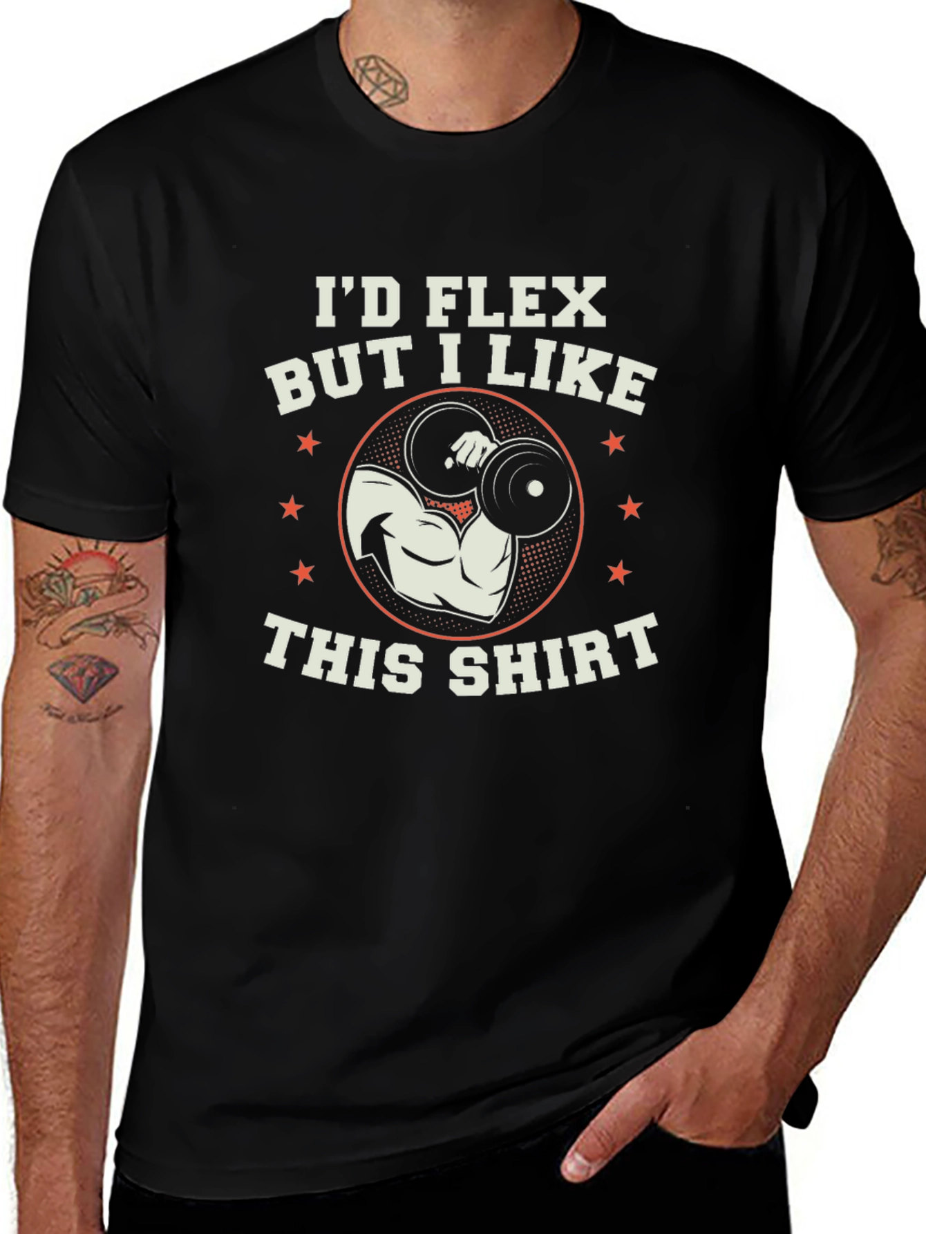 I'd Flex But I Like This Shirt Graphic Tee