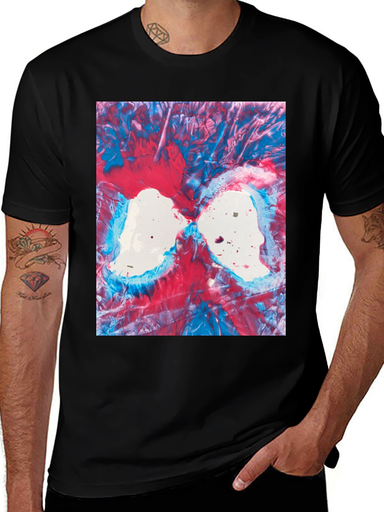 Variant 28 of Abstract Art Print Men's T-Shirt
