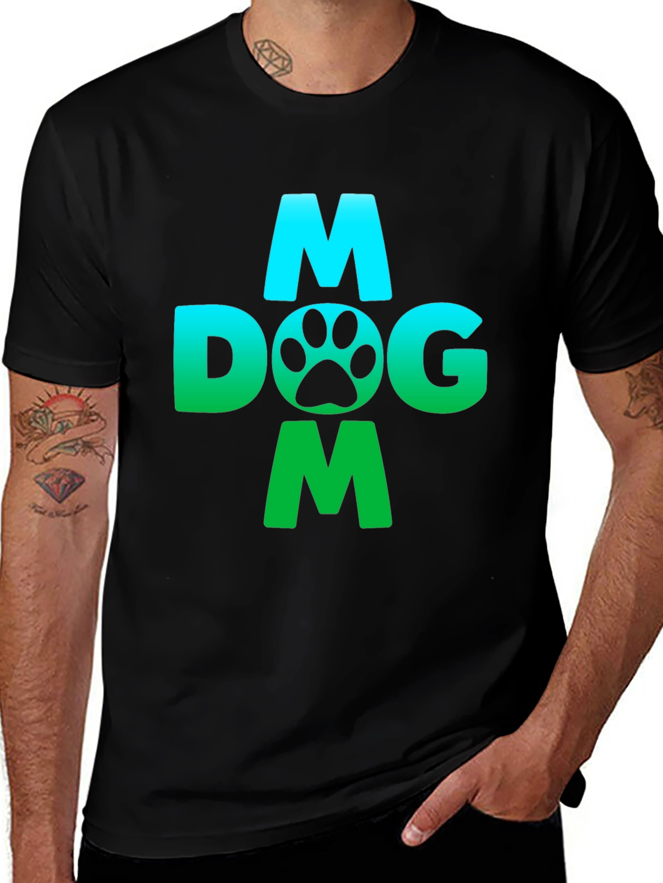 Variant 30 of Dog Mom Graphic Tee - Stylish Pet Lover Shirt