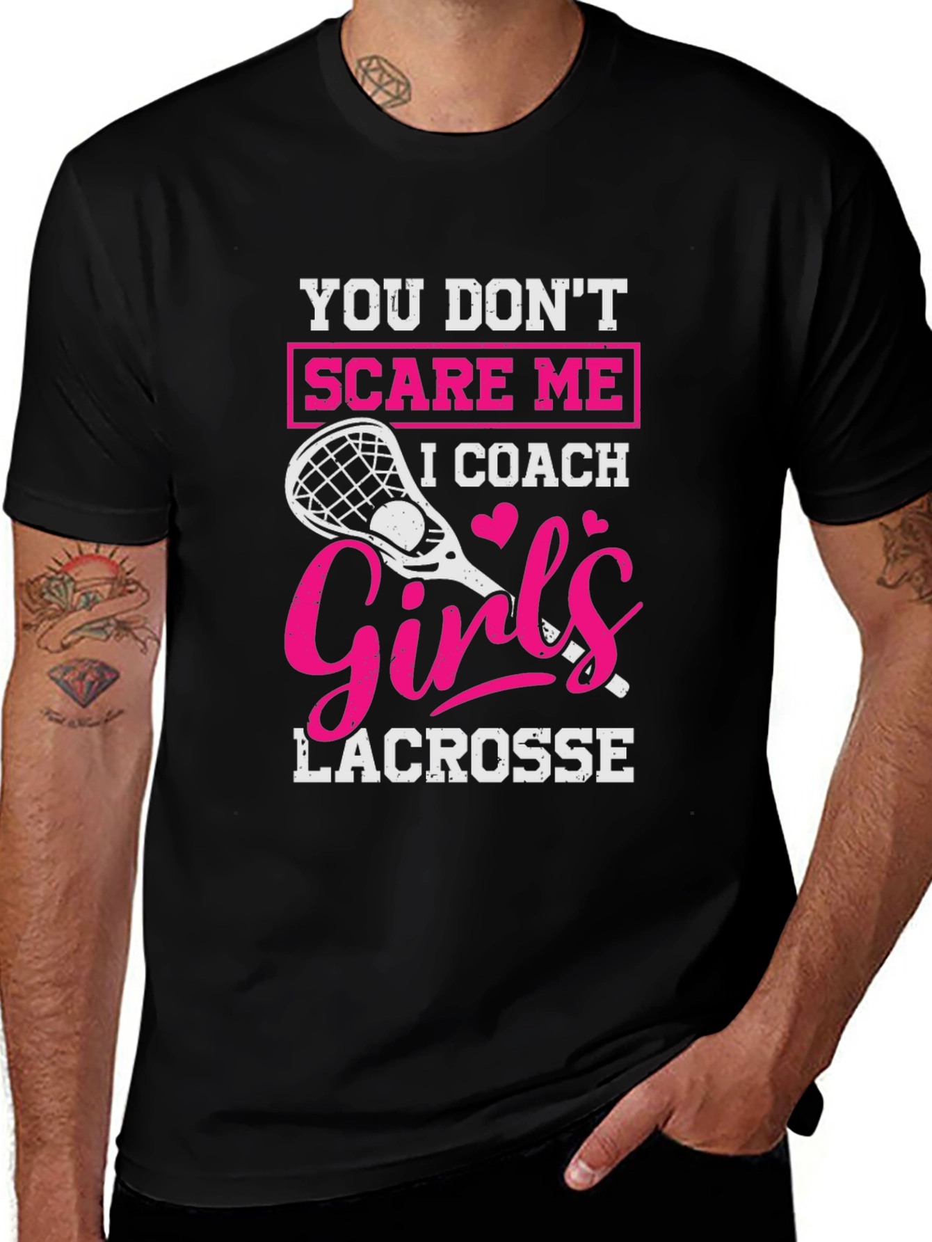 Girls Lacrosse Coach T-Shirt
