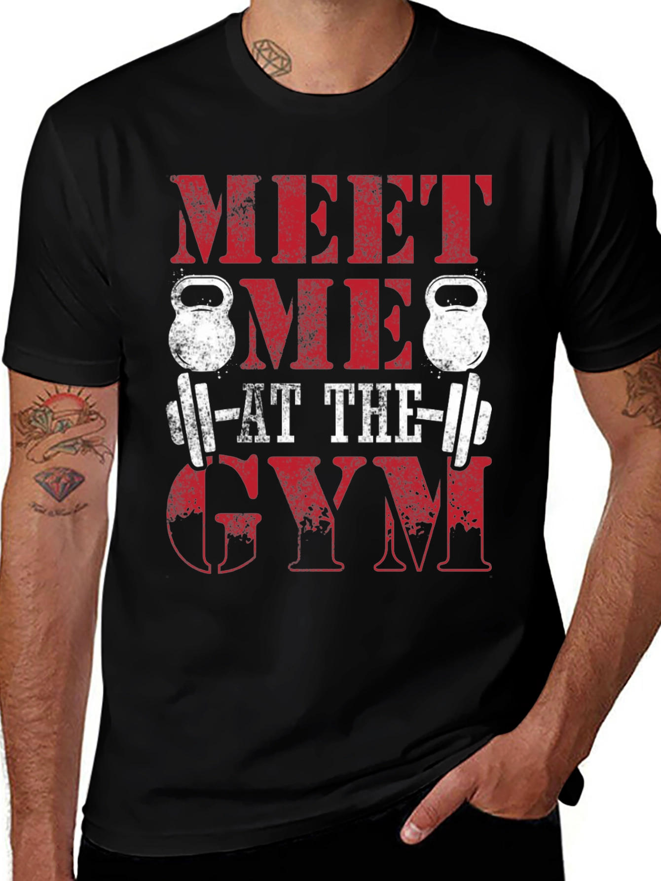 Variant 16 of Meet Me At The Gym Graphic Tee