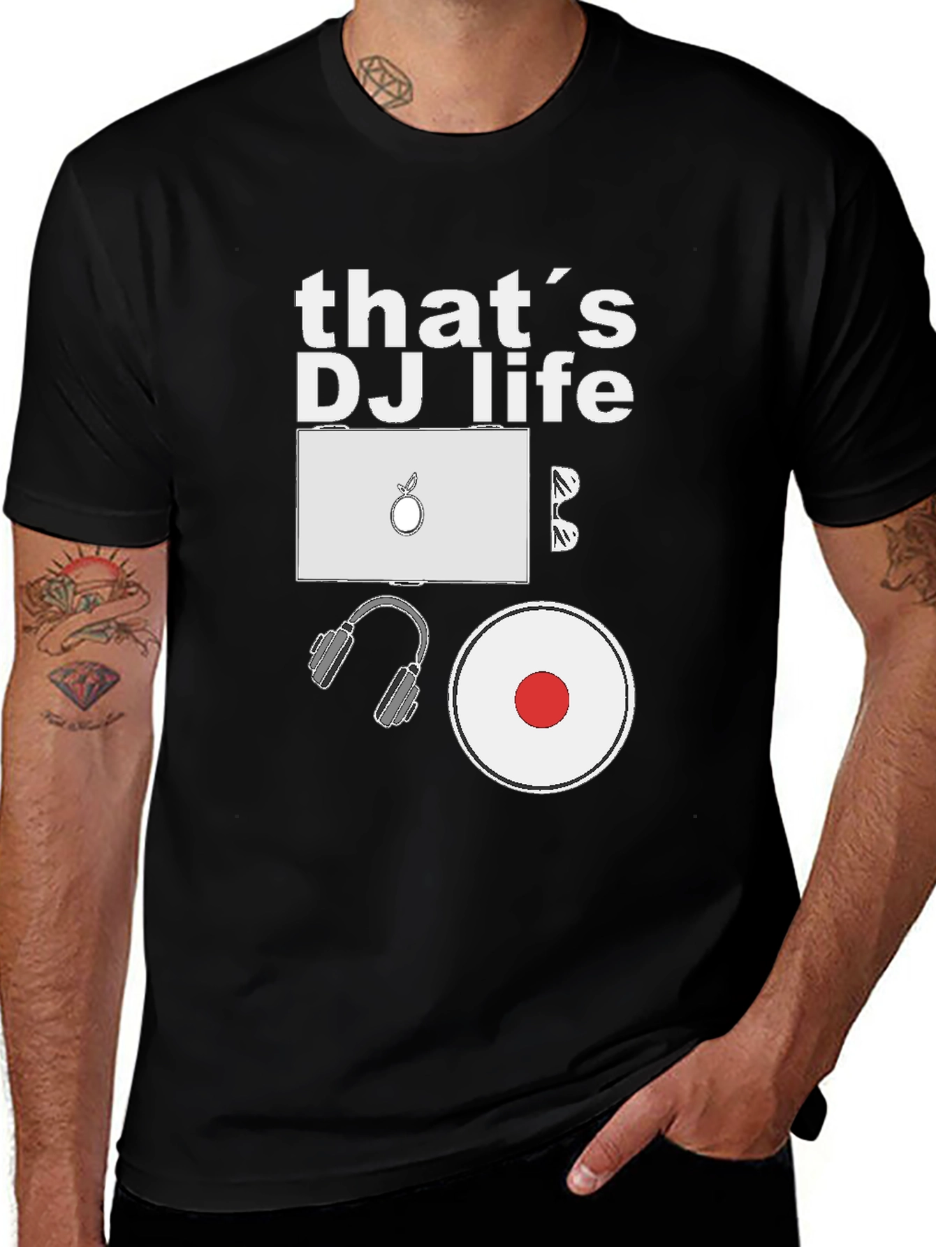 That's DJ Life Black T-Shirt