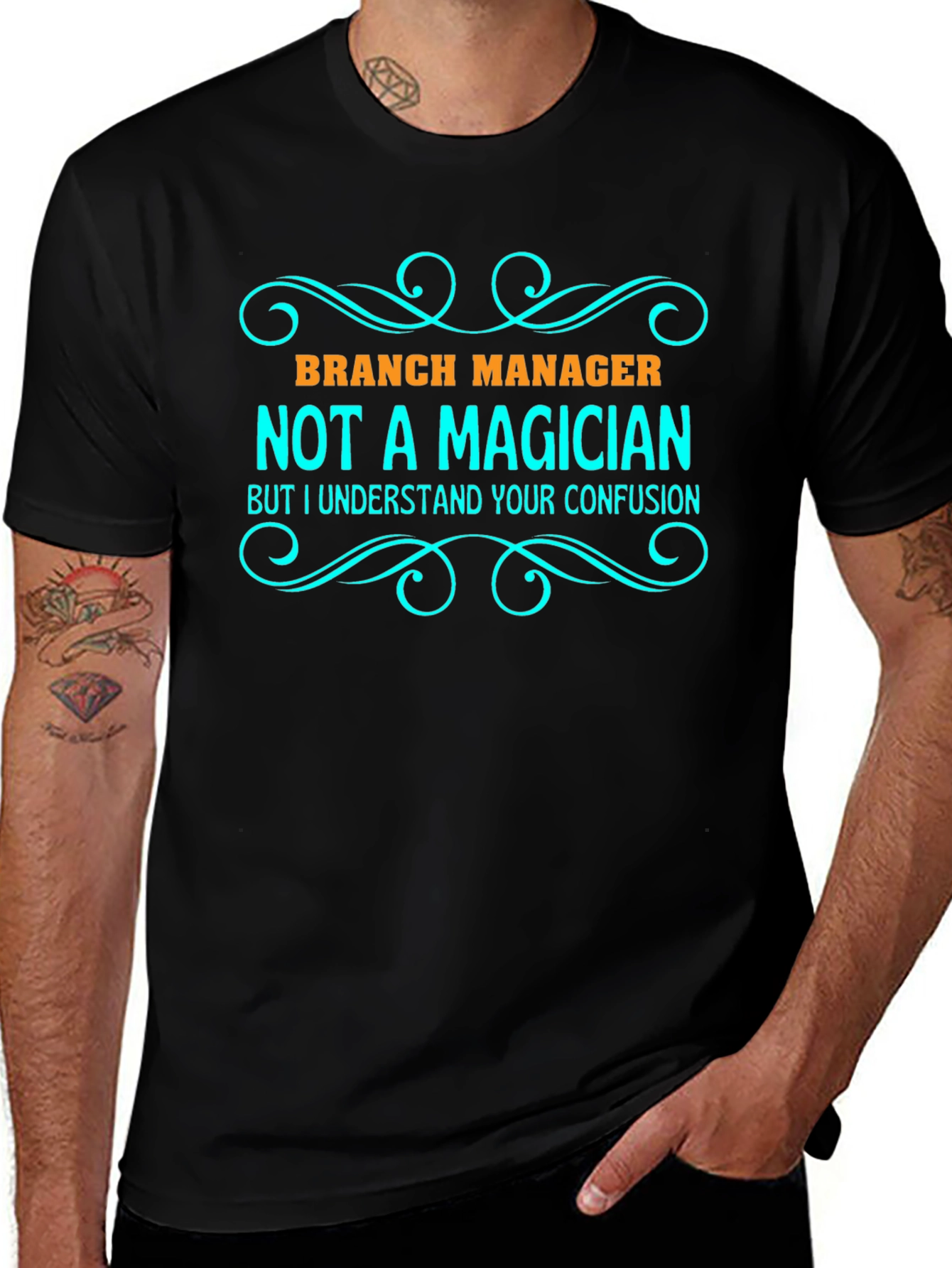 Variant 30 of Branch Manager Not a Magician Graphic T-Shirt