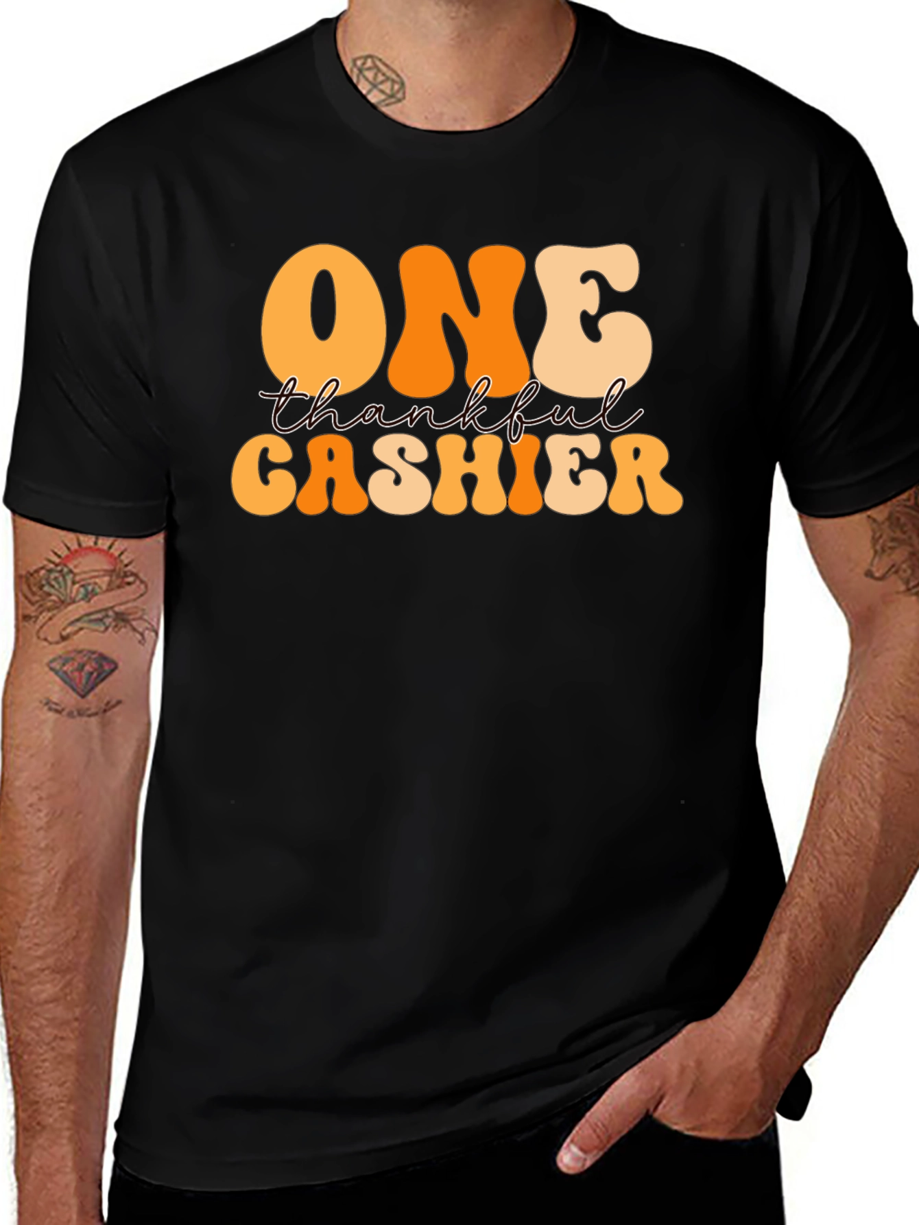 Variant 25 of One Thankful Cashier Graphic T-Shirt