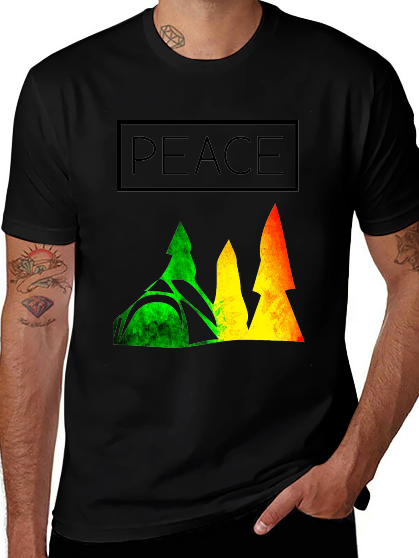 Variant 14 of Peace Mountains T-Shirt