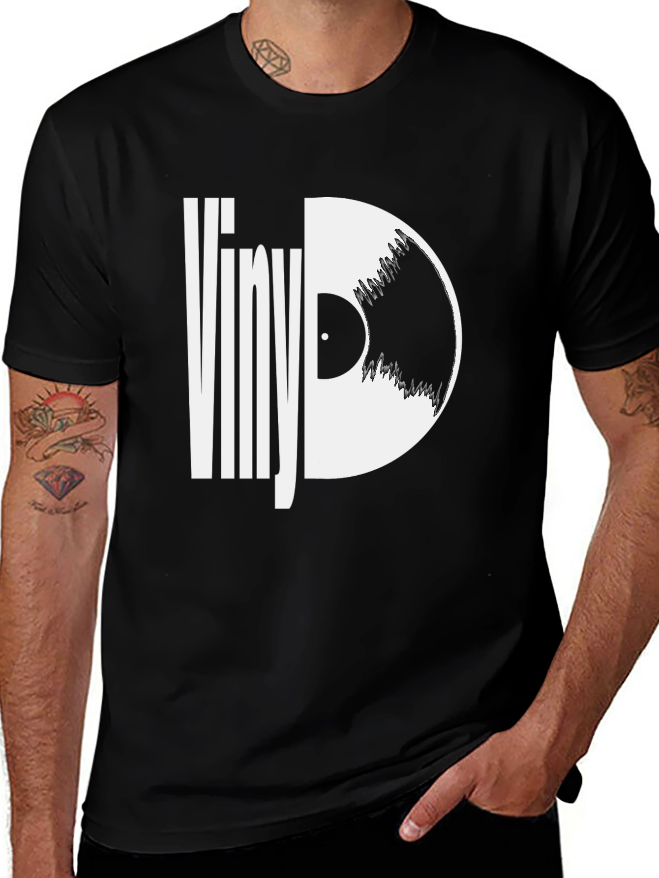 Variant 21 of Vinyl Record Graphic Tee - Music Lover T-Shirt