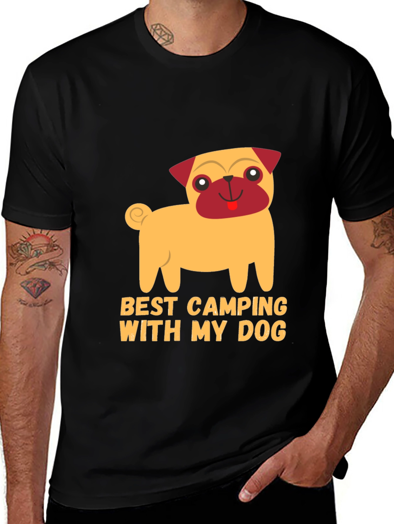 Variant 21 of Camping Dog T-Shirt