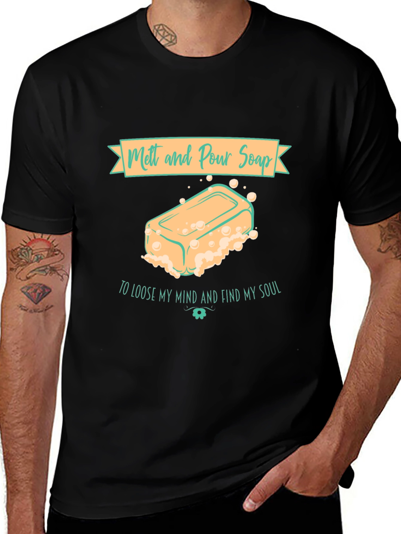 Variant 12 of Melt and Pour Soap T-Shirt, Find My Soul
