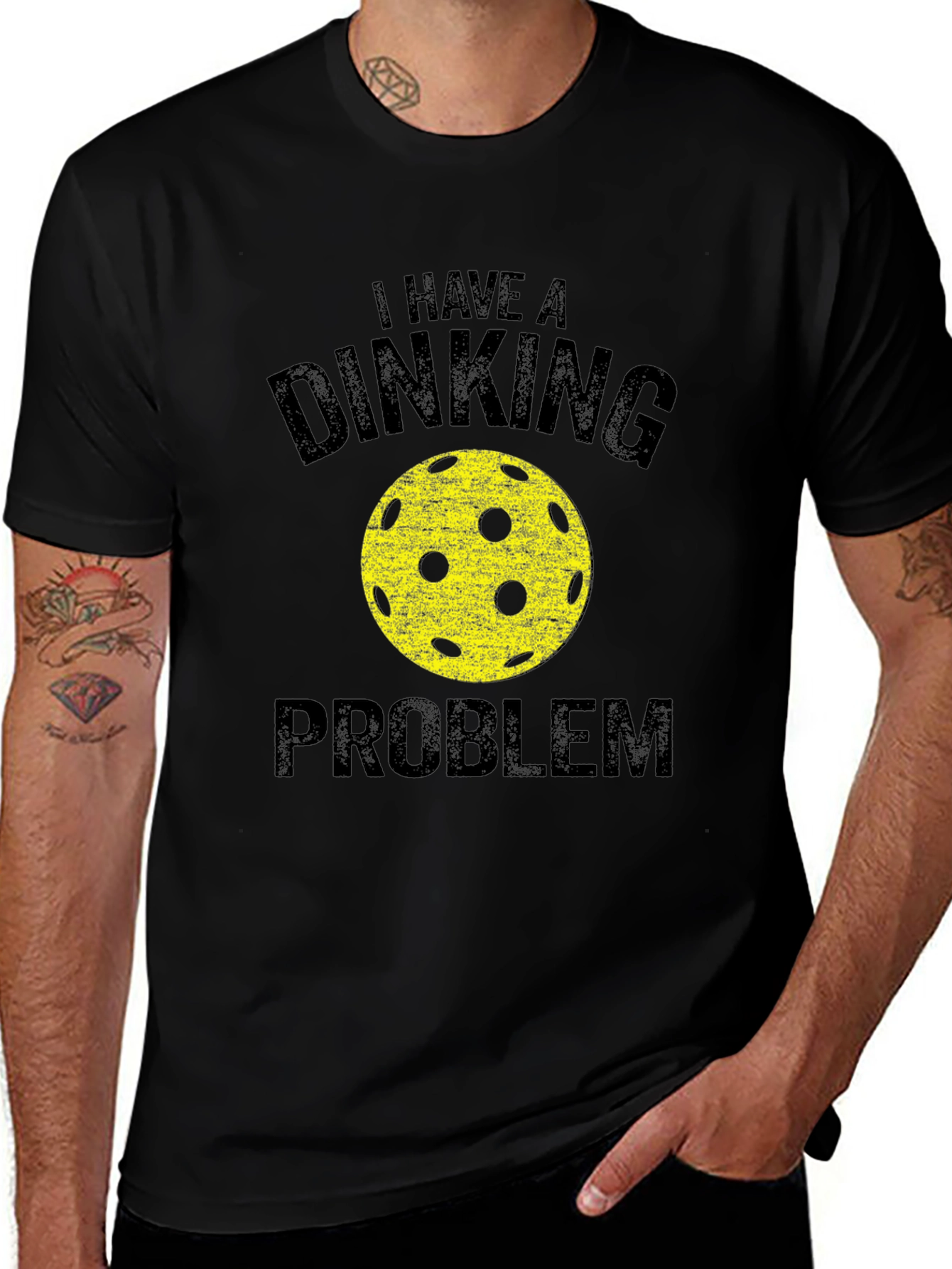 I Have a Dinking Problem T-Shirt Pickleball Player Tee