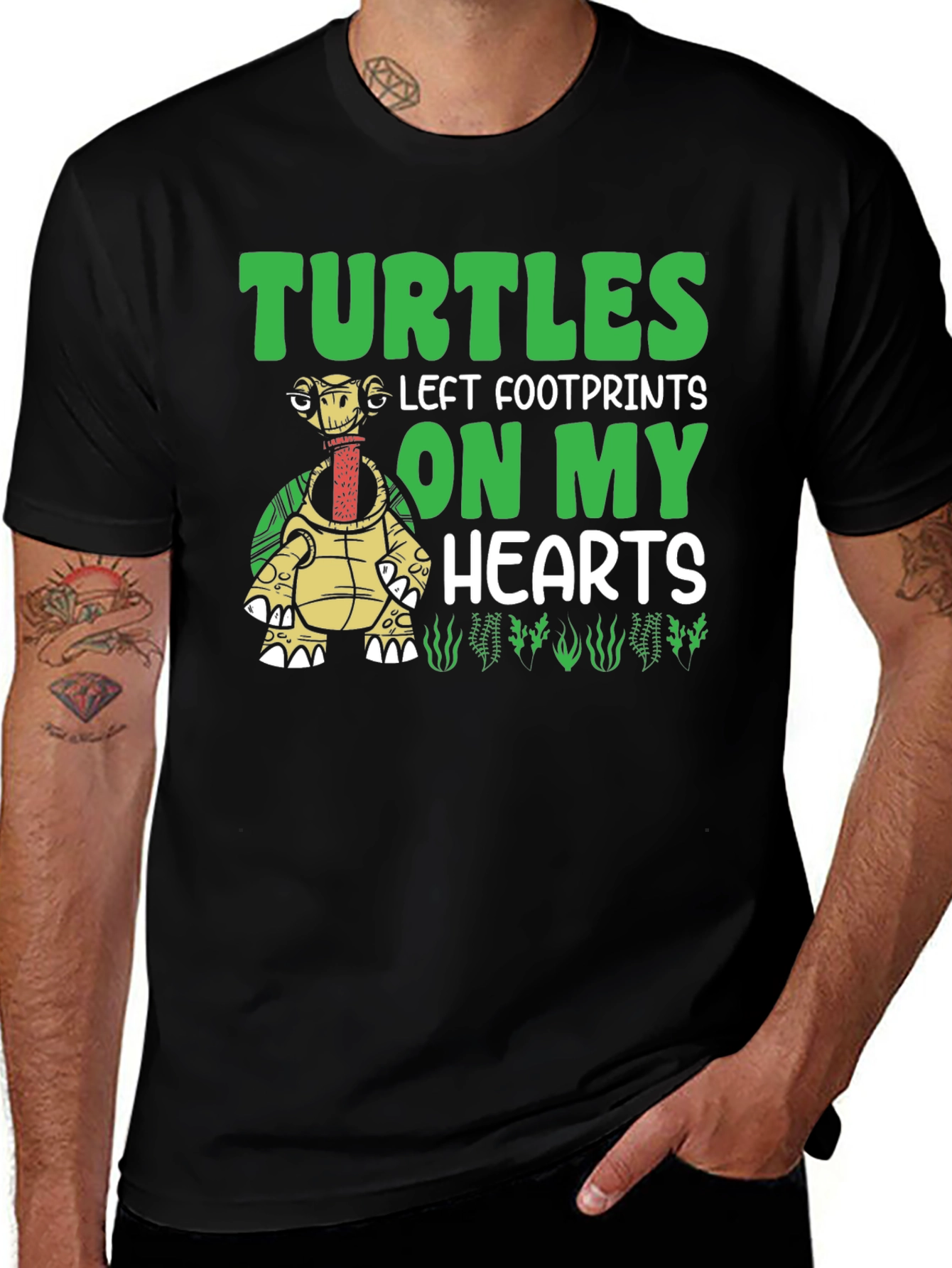 Variant 26 of Turtles Left Footprints On My Hearts T-Shirt
