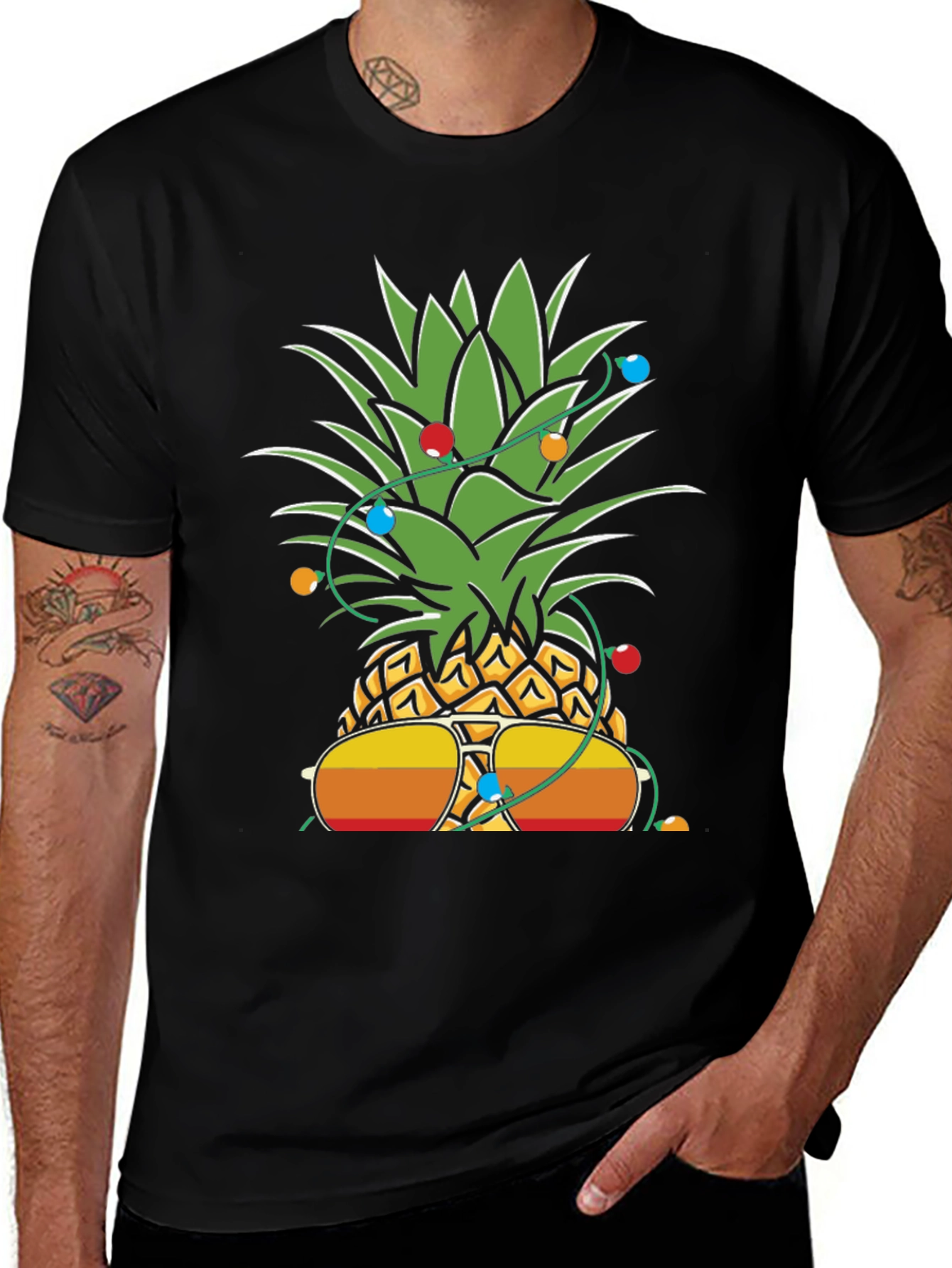 Variant 13 of Festive Pineapple T-Shirt