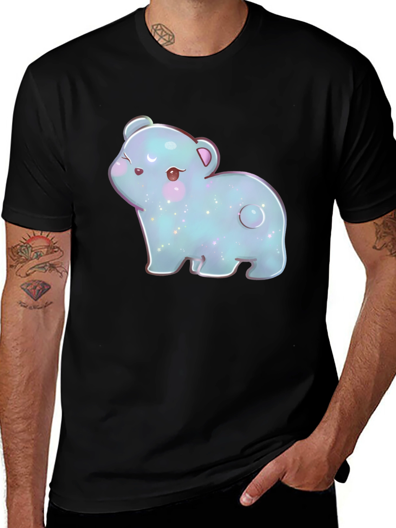 Variant 17 of Cute Kawaii Bear Graphic T-Shirt