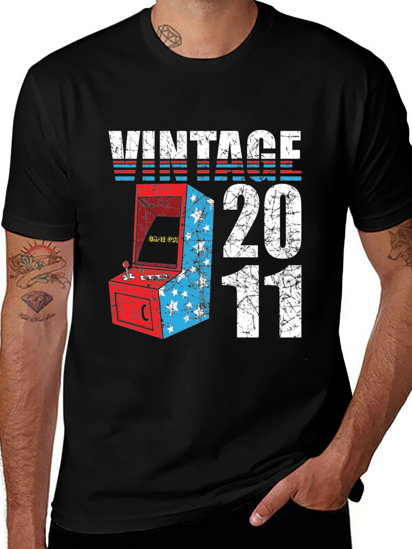 Variant 21 of Vintage 2011 Arcade T-Shirt