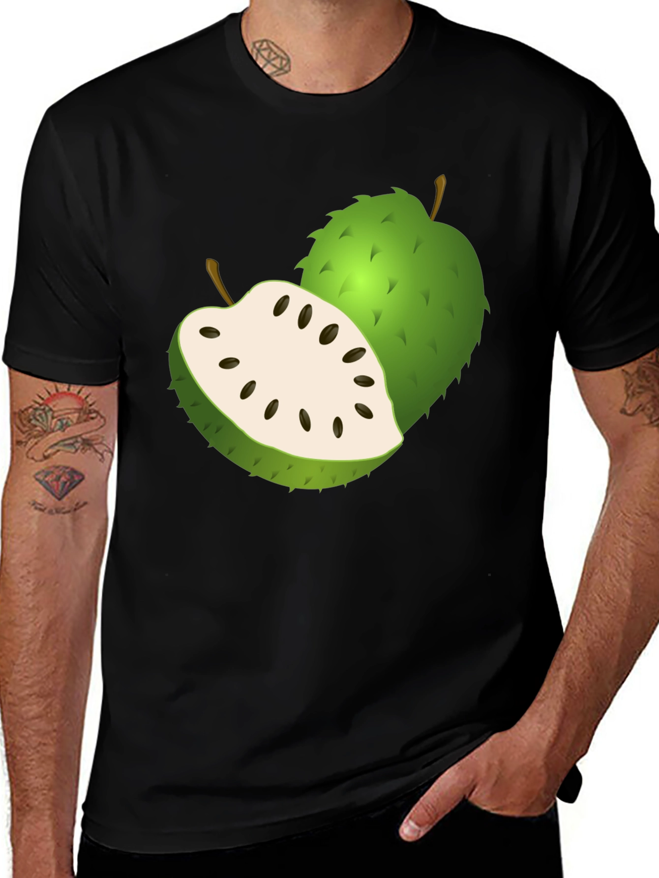 Variant 18 of Soursop Graphic T-Shirt - Tropical Fruit Tee