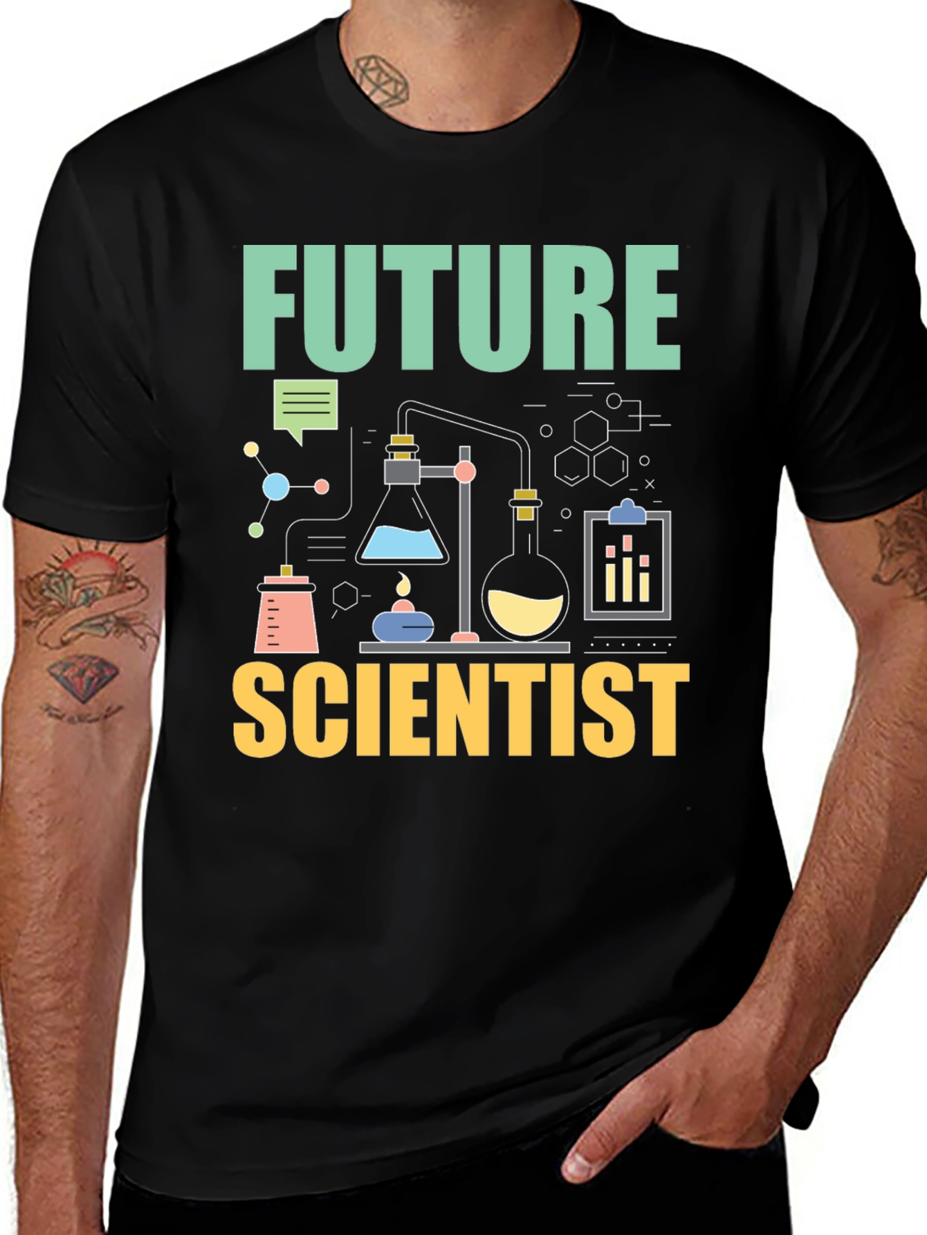 Variant 16 of Future Scientist Graphic T-Shirt