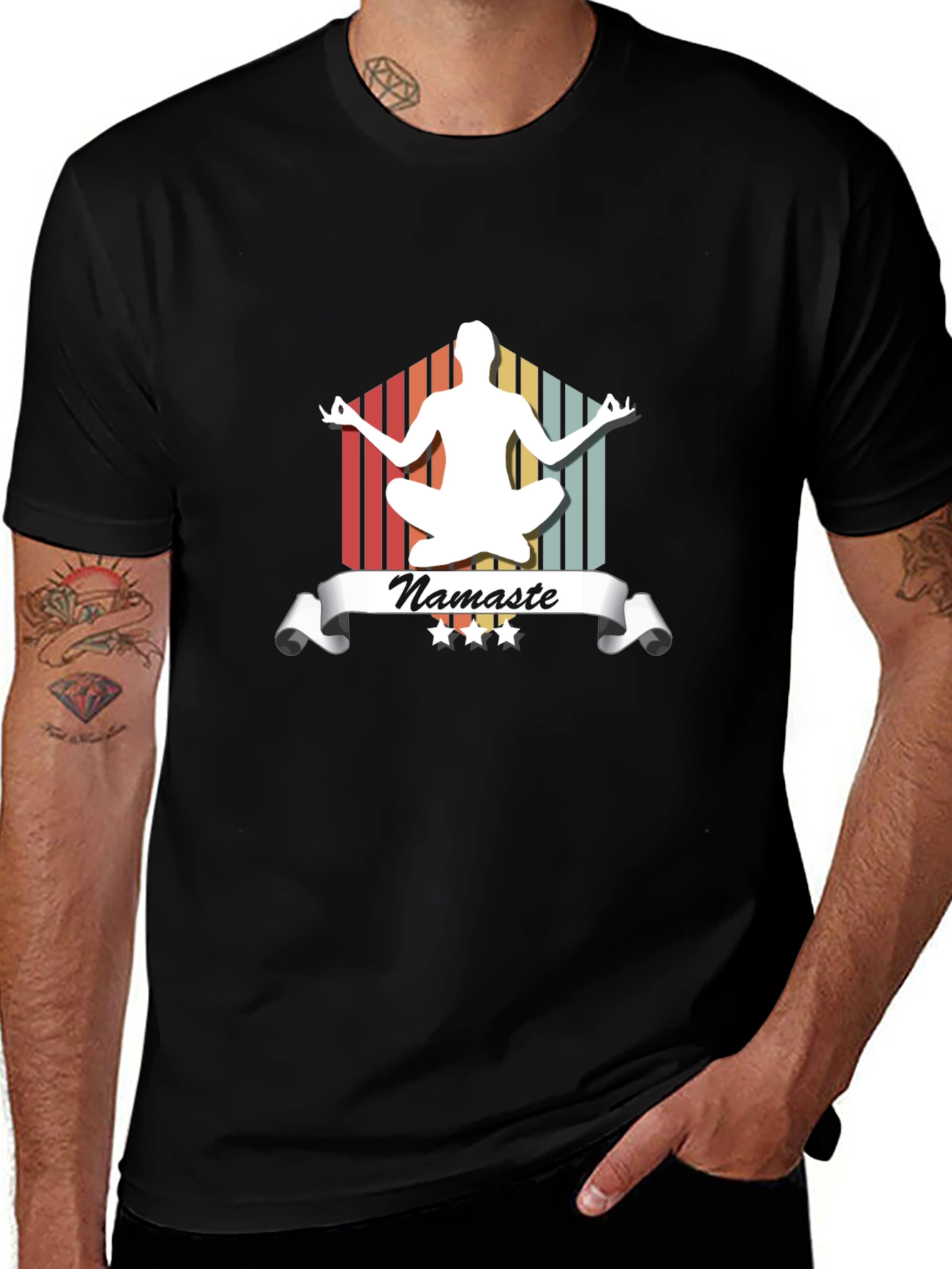 Namaste Yoga T-Shirt - Meditate in Style