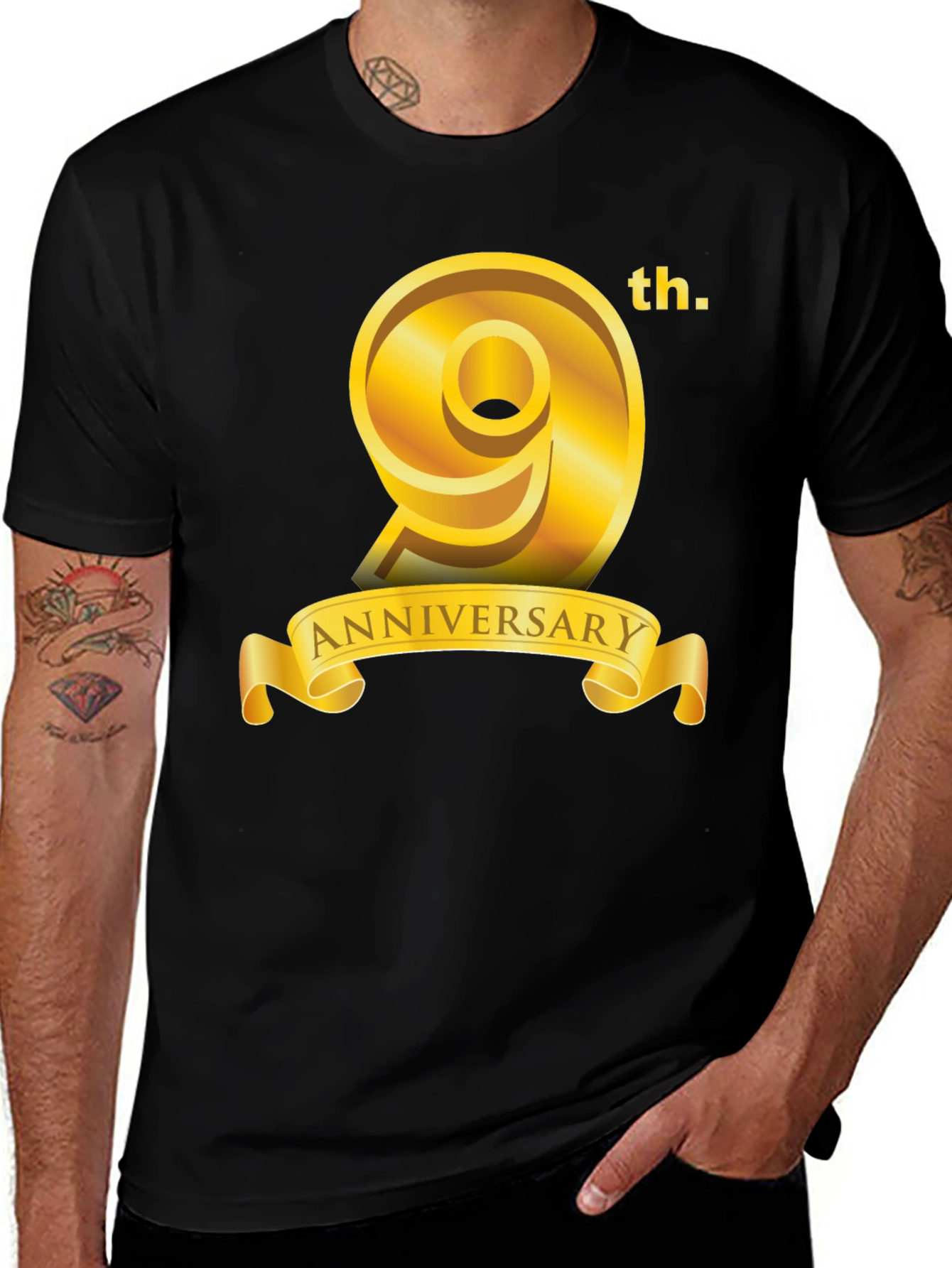 Variant 4 of 9th Anniversary T-Shirt - Celebrate in Style!