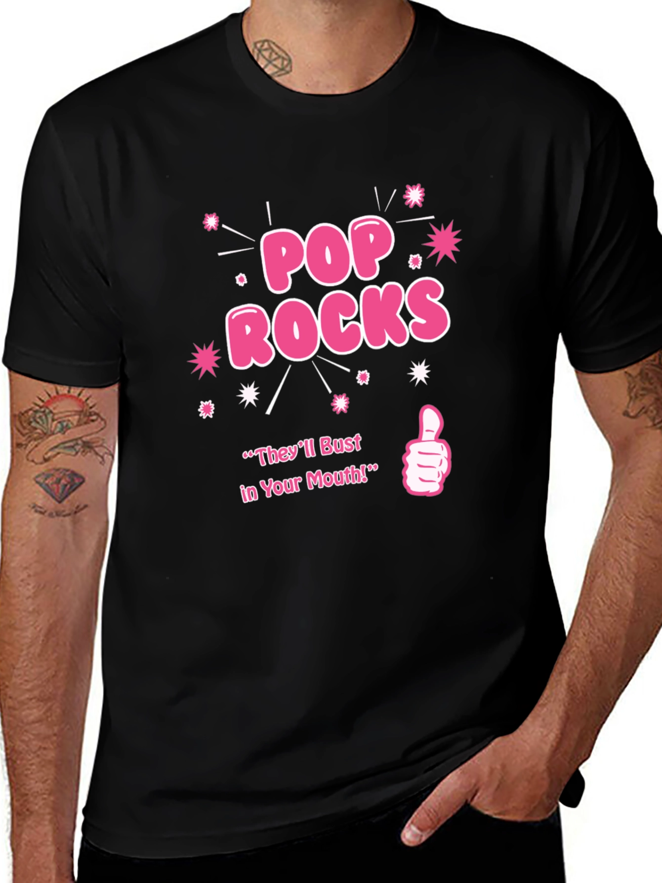 Variant 3 of Pop Rocks Graphic Novelty T-Shirt