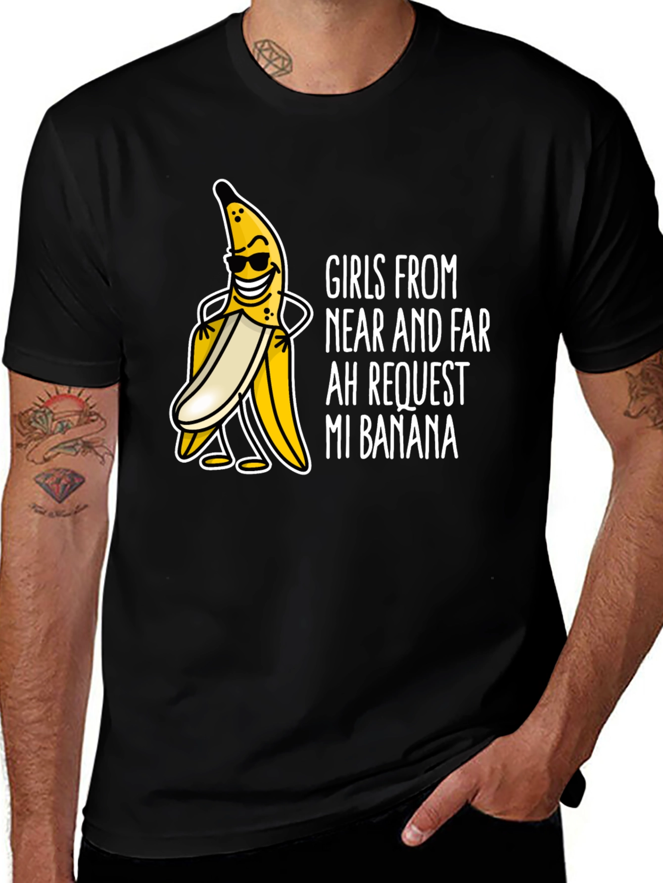 Variant 18 of Girls Want My Banana T-Shirt