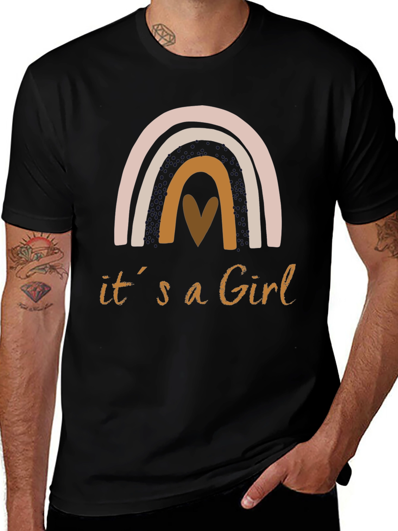 Variant 6 of It's A Girl Baby Shower T-Shirt