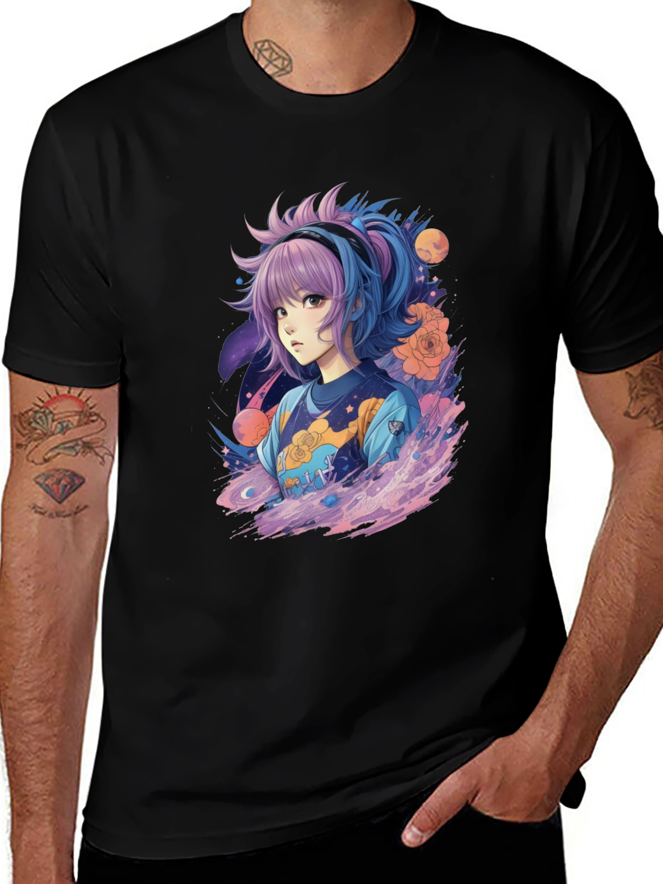 Variant 11 of Anime Girl Graphic Tee - Unique Streetwear
