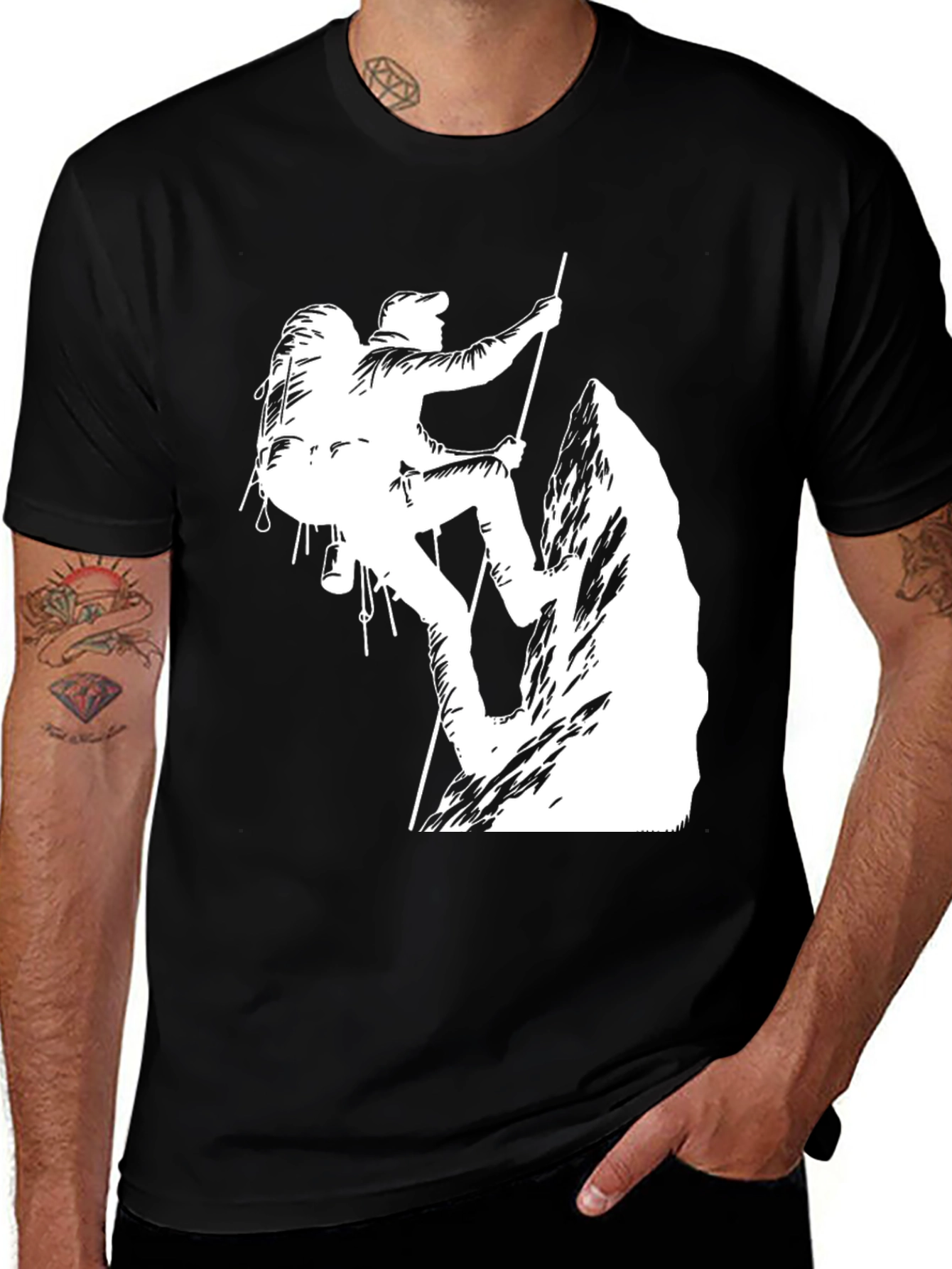 Variant 23 of Climber Graphic Tee - Adventure Ready