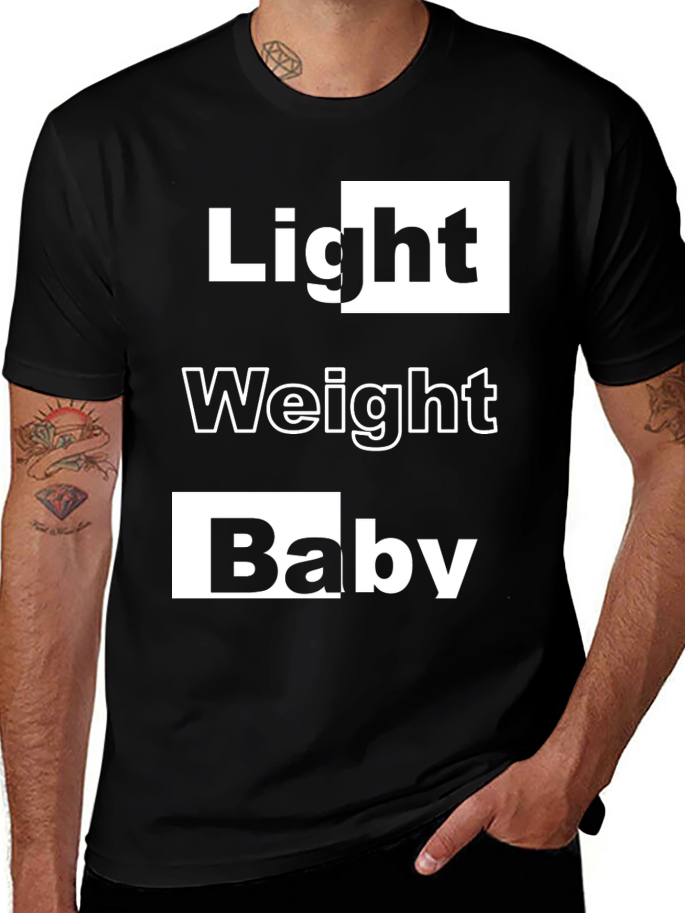 Variant 27 of Light Weight Baby T-Shirt - Gym Motivation Tee