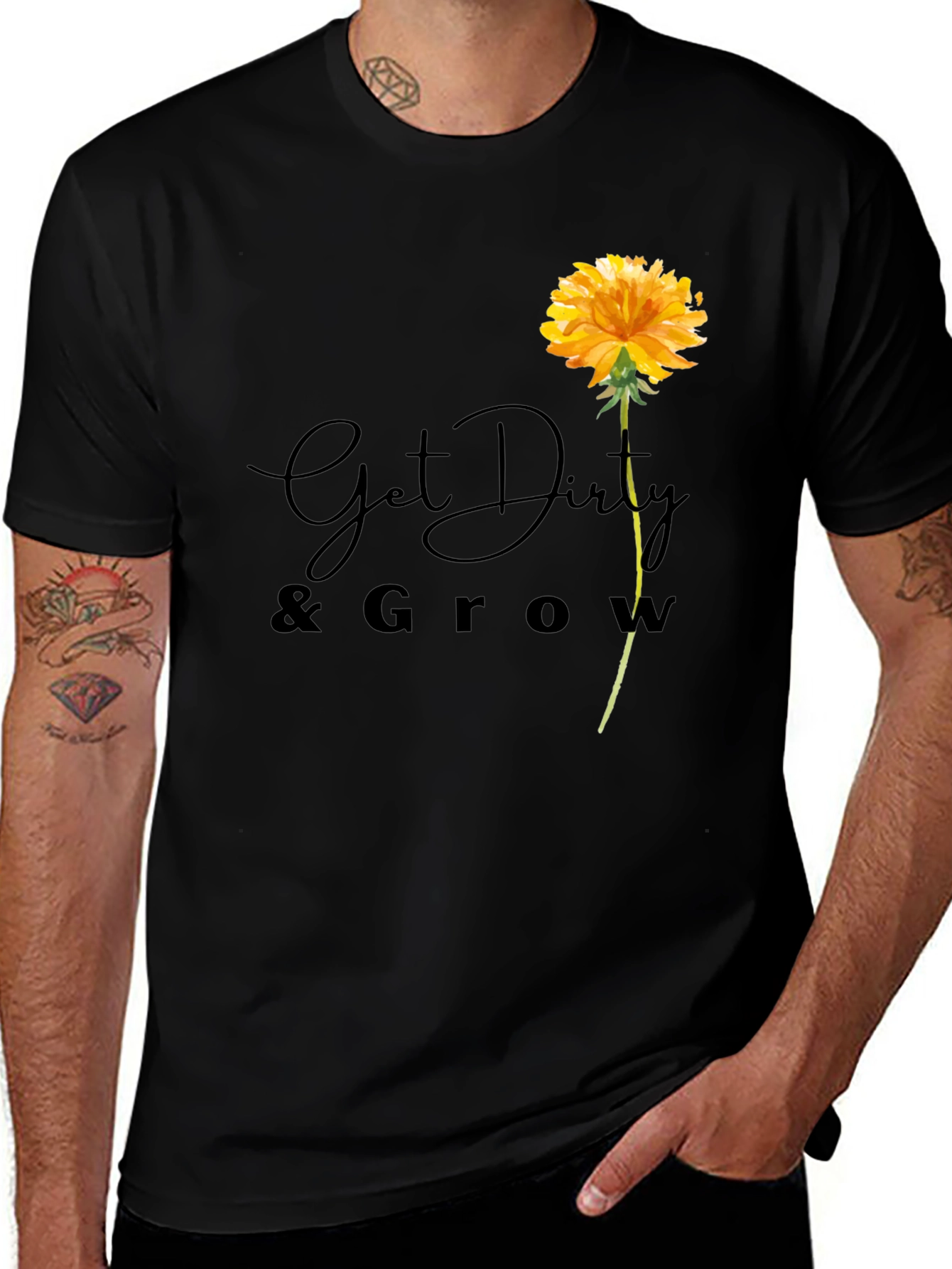 Variant 25 of Get Dirty & Grow Flower T-Shirt