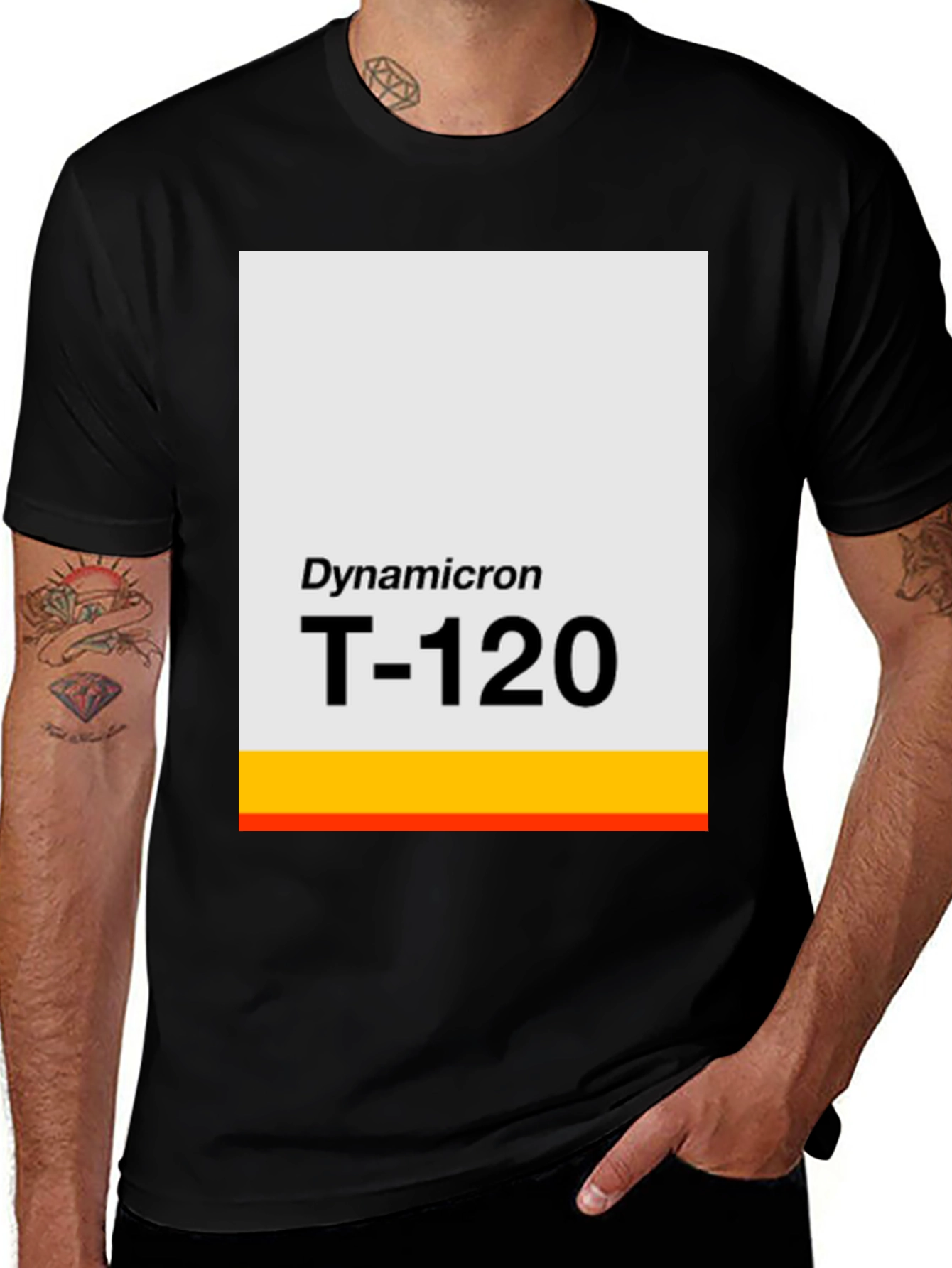Dynamicron T-120 Retro Graphic Tee - Classic VHS Style