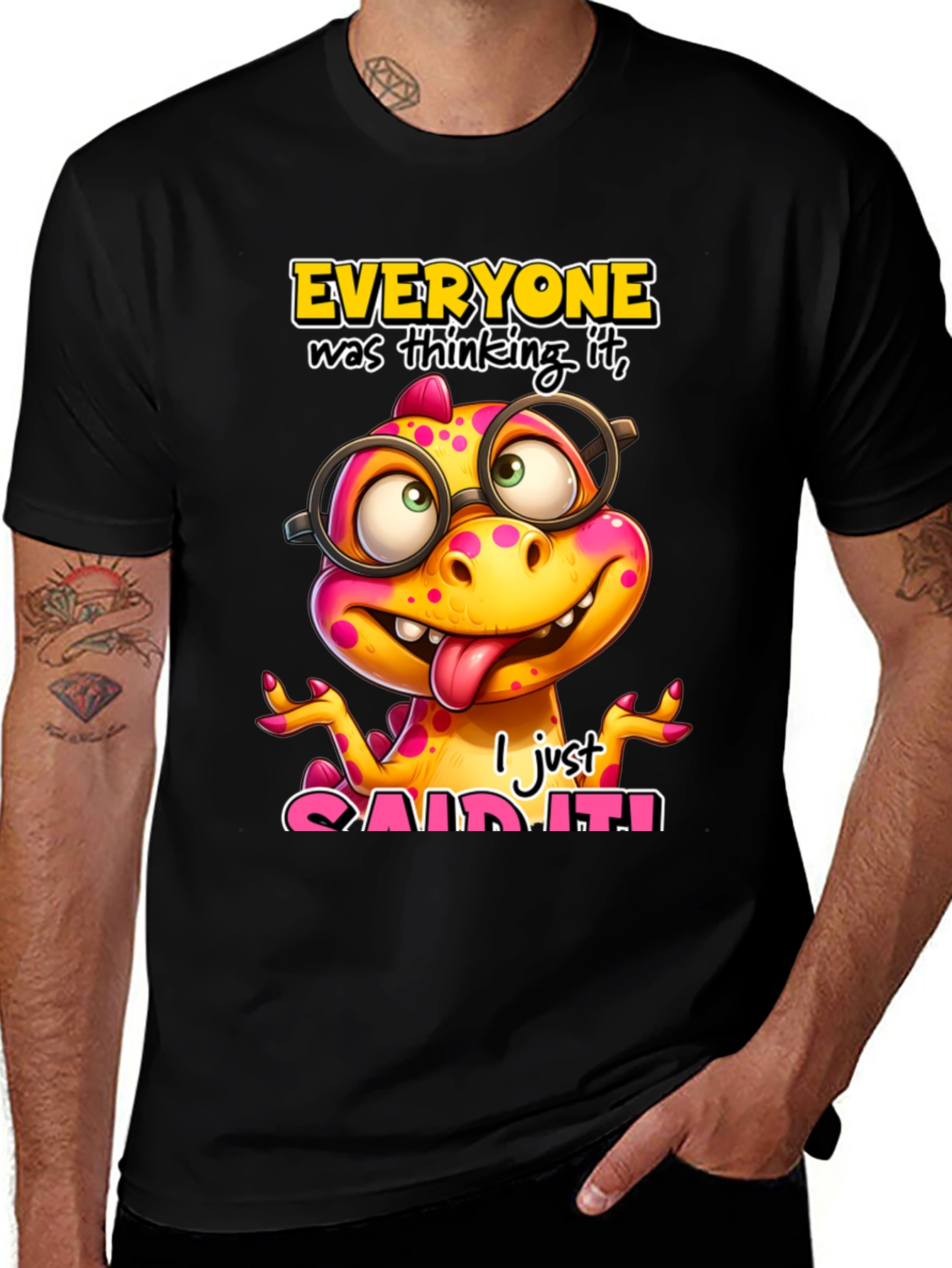 Variant 3 of Funny Dinosaur T-Shirt - Everyone Was Thinking It
