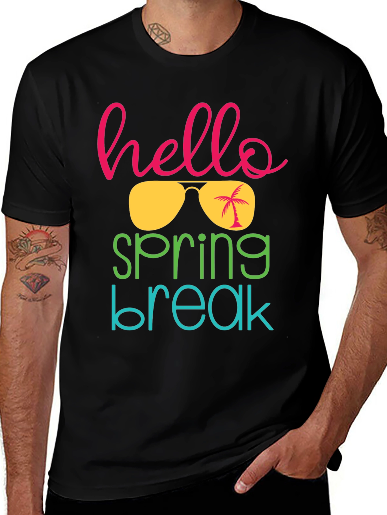 Variant 23 of Hello Spring Break T-Shirt