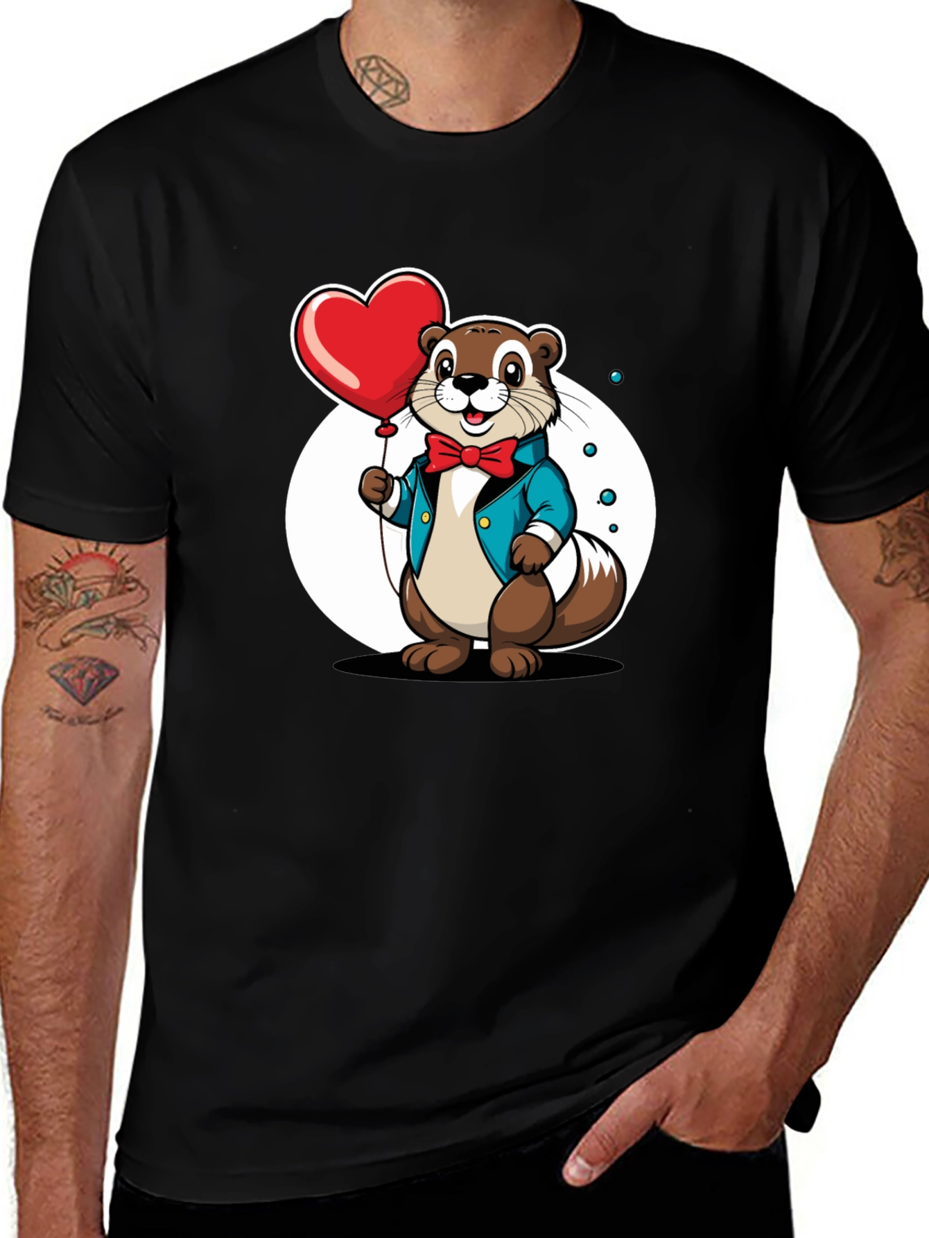 Variant 5 of Otter Love T-Shirt - Cute Valentine's Day Gift