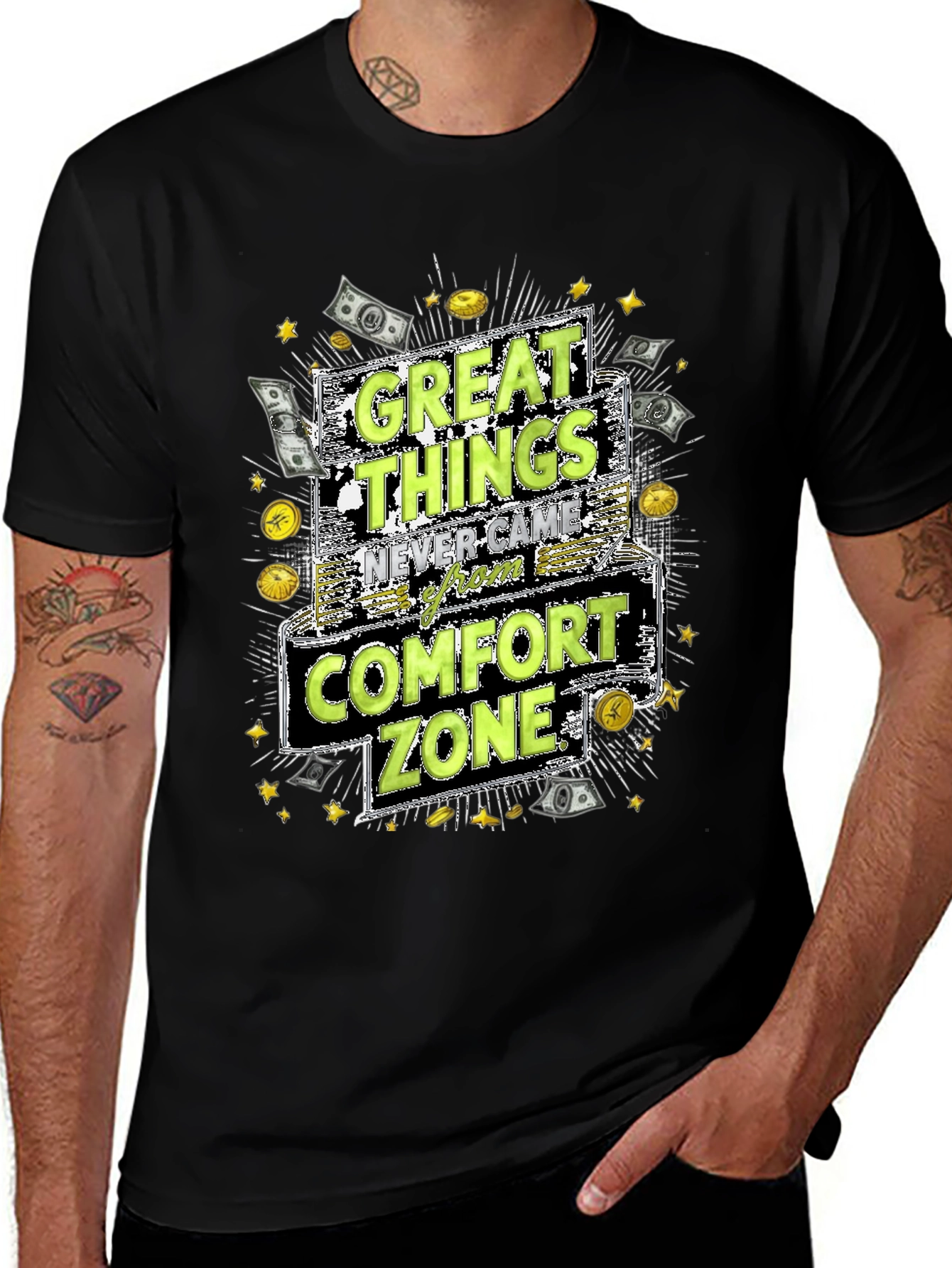 Variant 13 of Great Things Comfort Zone Graphic Tee