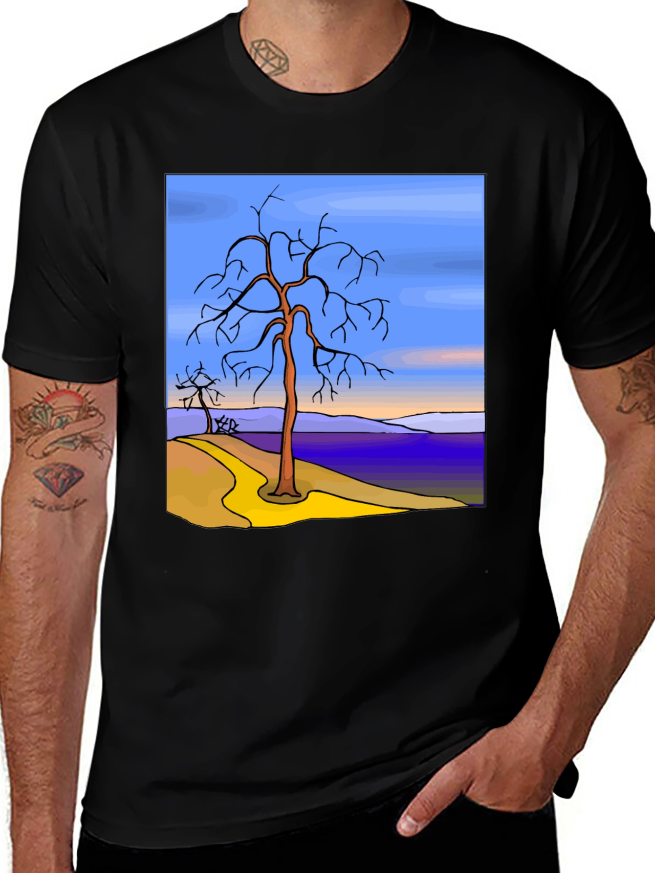 Variant 25 of Abstract Tree Graphic Tee