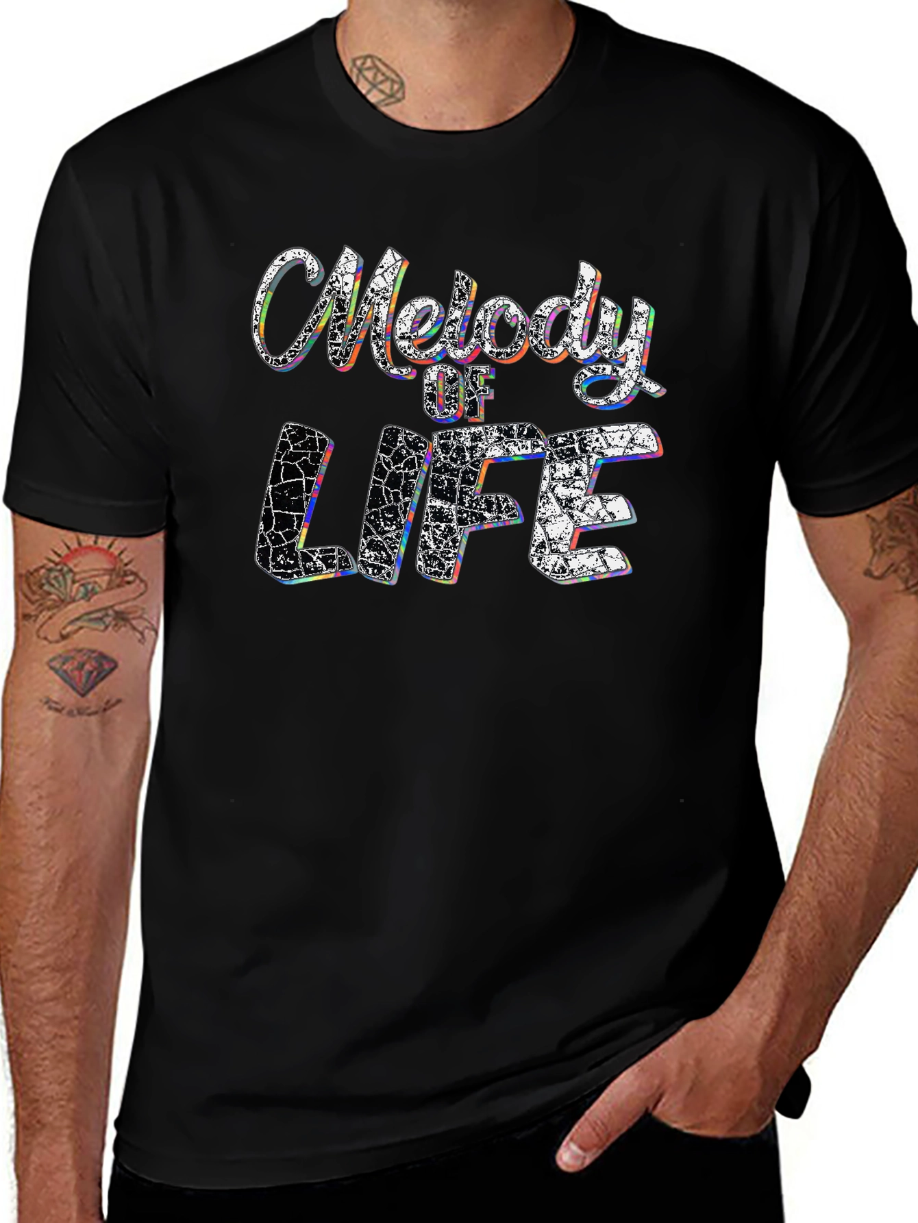 Variant 25 of Melody of Life Graphic T-Shirt - Unique Design