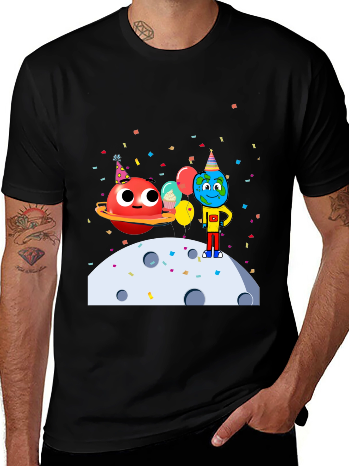 Variant 23 of Planetary Birthday Tee