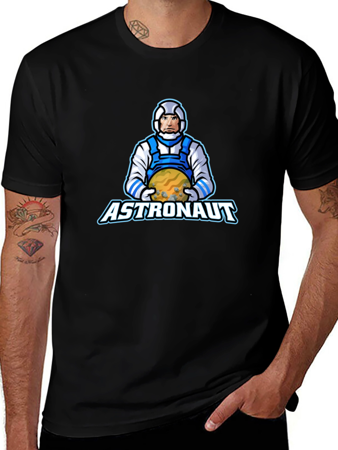 Astronaut Graphic Tee - Space Explorer T-Shirt